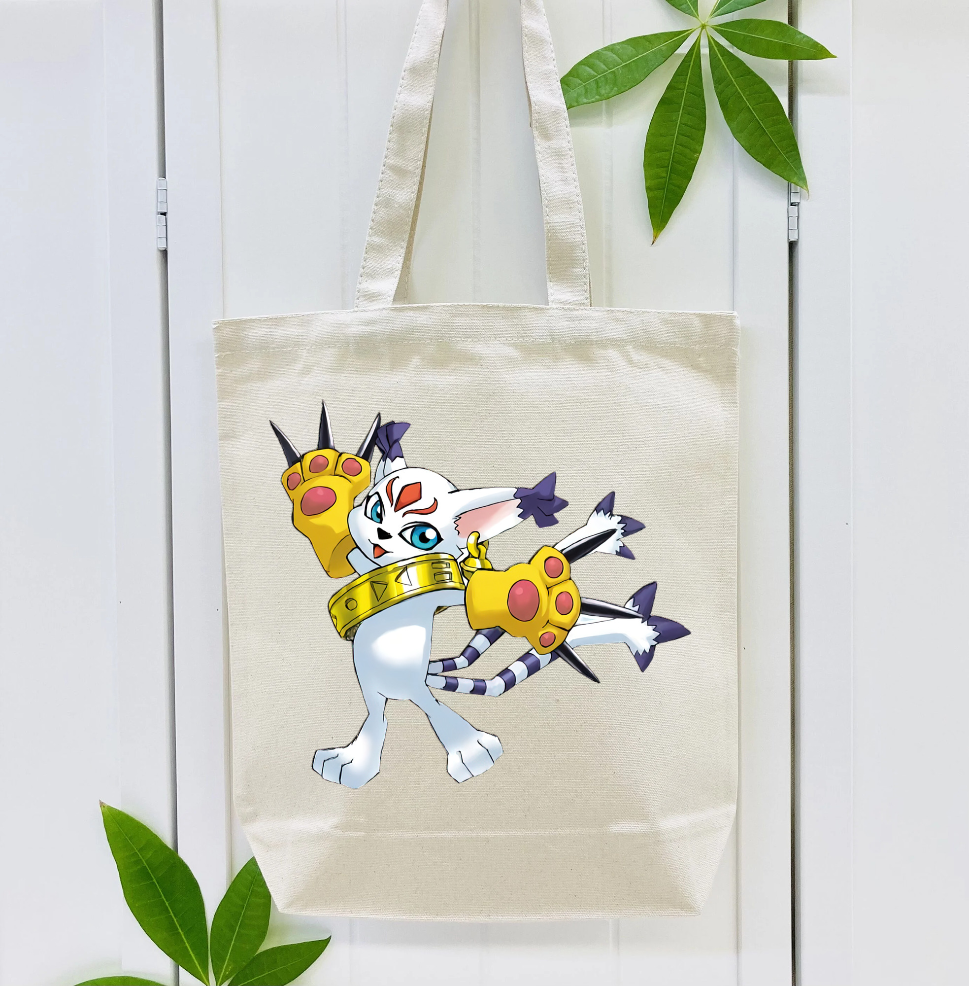 Digimon デジタルモンスター/デジモン 縦型キャンバス生地手提げバッグ　トートバッグ