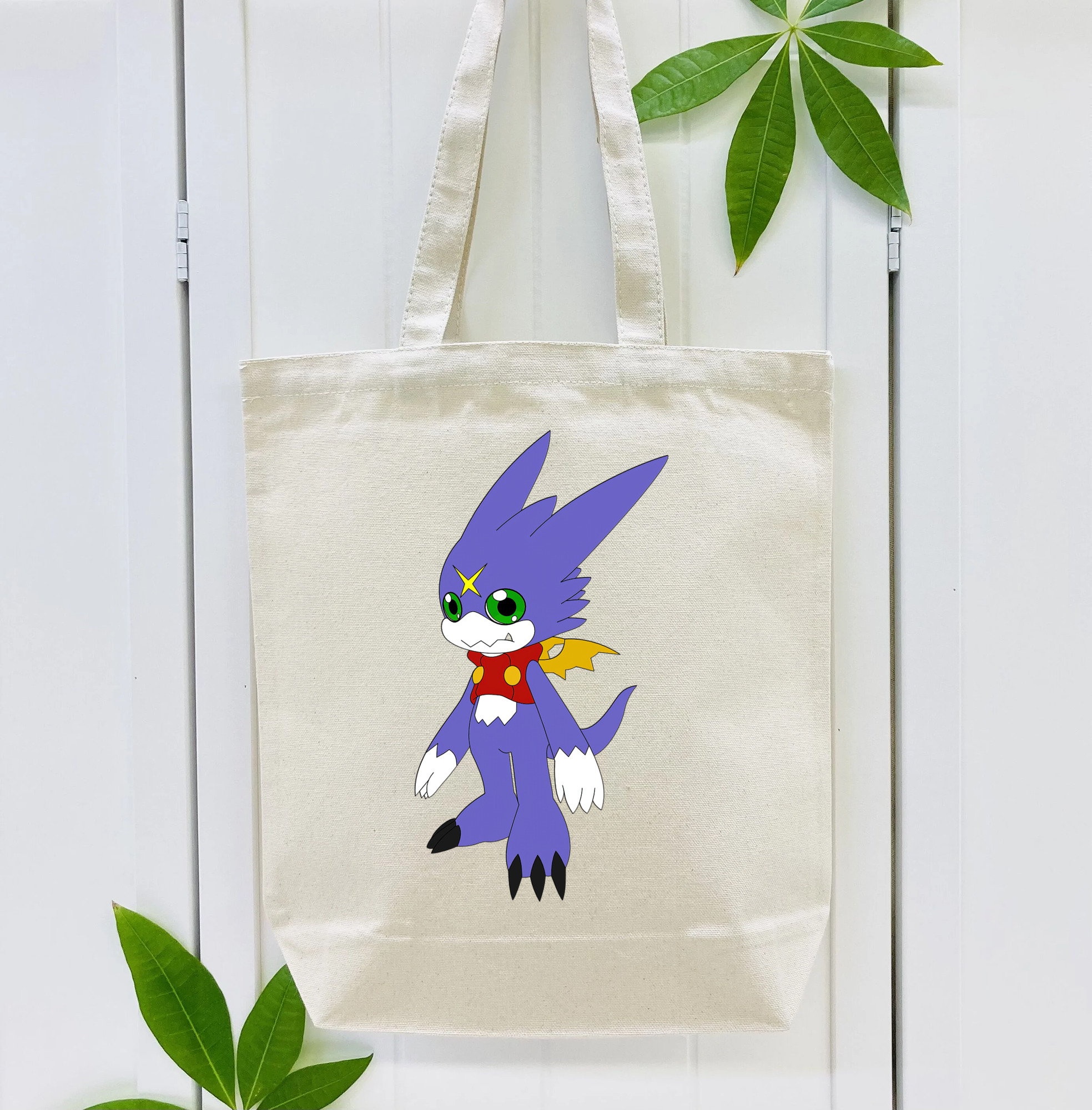 Digimon デジタルモンスター/デジモン 縦型キャンバス生地手提げバッグ　トートバッグ