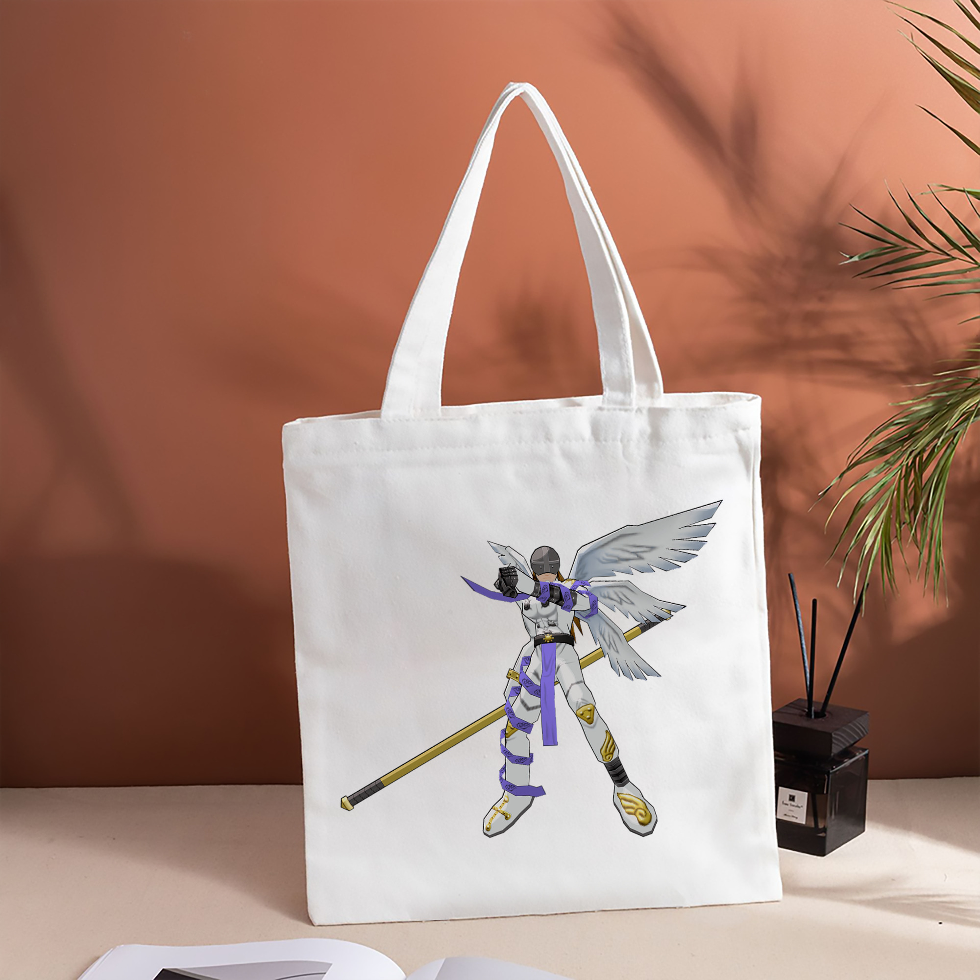 Digimon デジタルモンスター/デジモン 縦型キャンバス生地手提げバッグ　トートバッグ