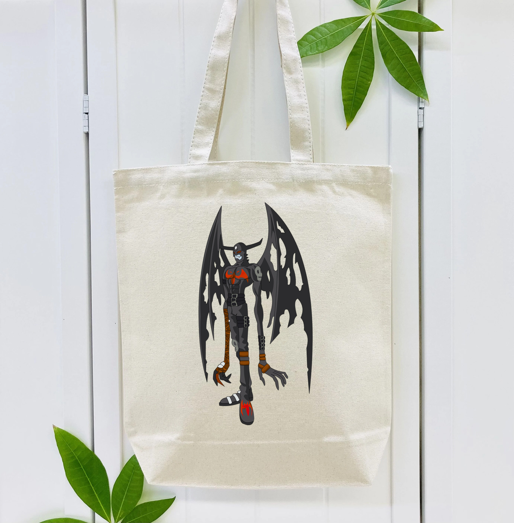 Digimon デジタルモンスター/デジモン 縦型キャンバス生地手提げバッグ　トートバッグ