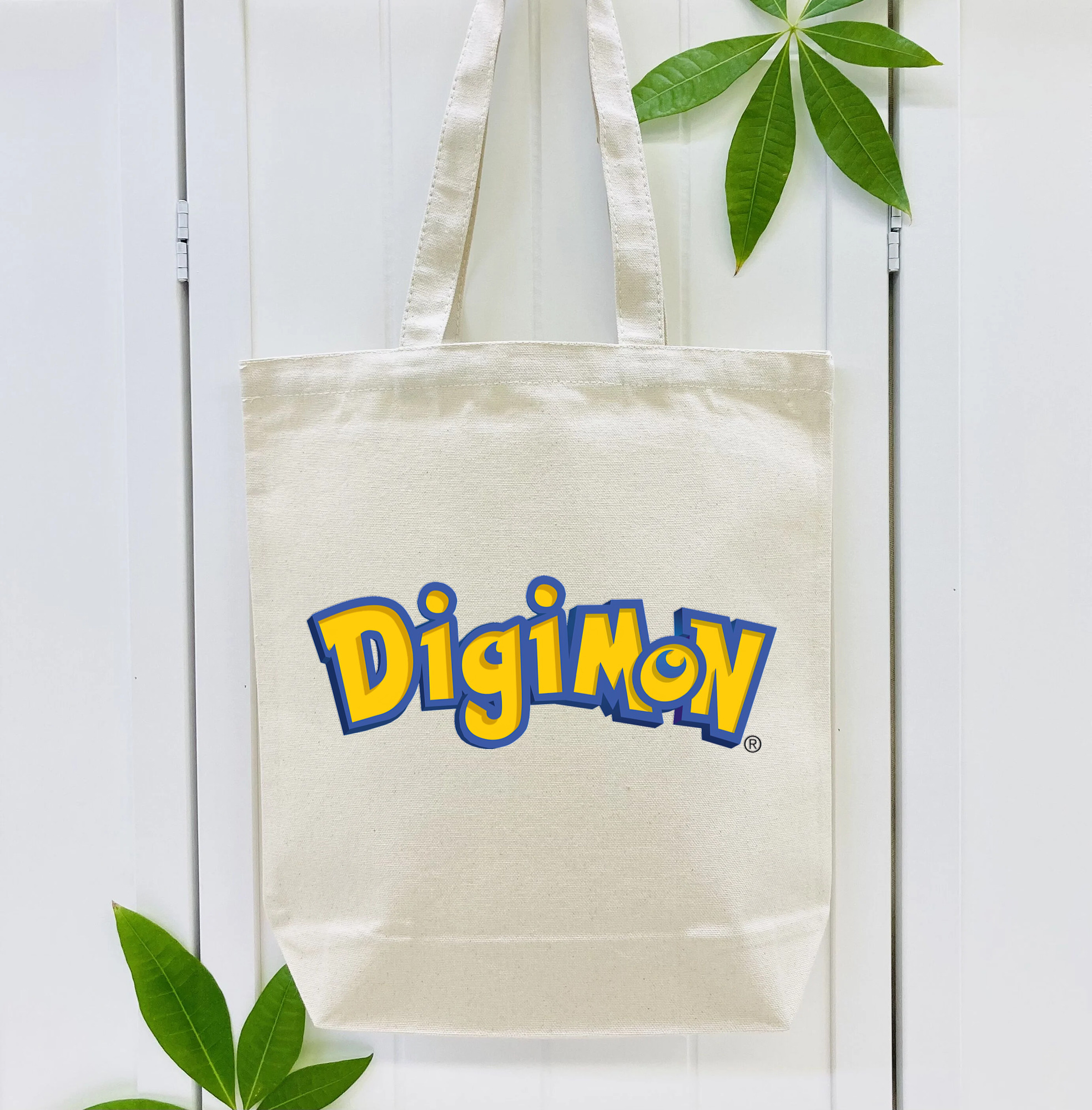 Digimon デジタルモンスター/デジモン 縦型キャンバス生地手提げバッグ　トートバッグ