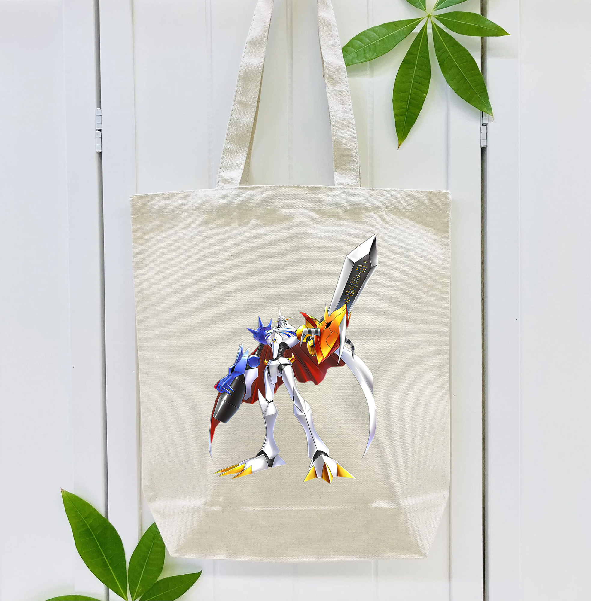 Digimon デジタルモンスター/デジモン 縦型キャンバス生地手提げバッグ　トートバッグ