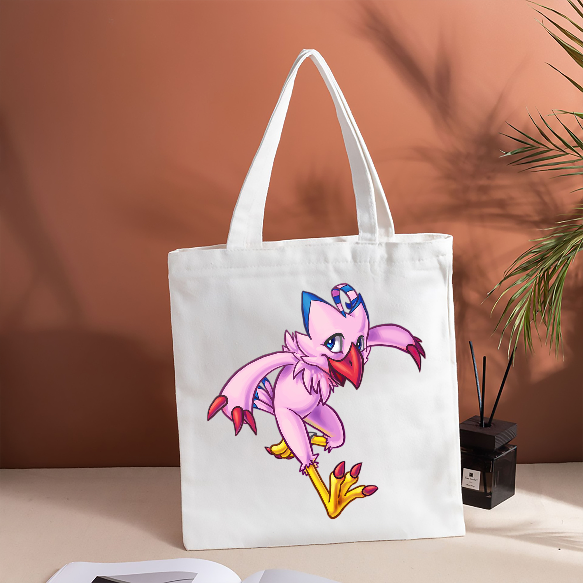 Digimon デジタルモンスター/デジモン 縦型キャンバス生地手提げバッグ　トートバッグ