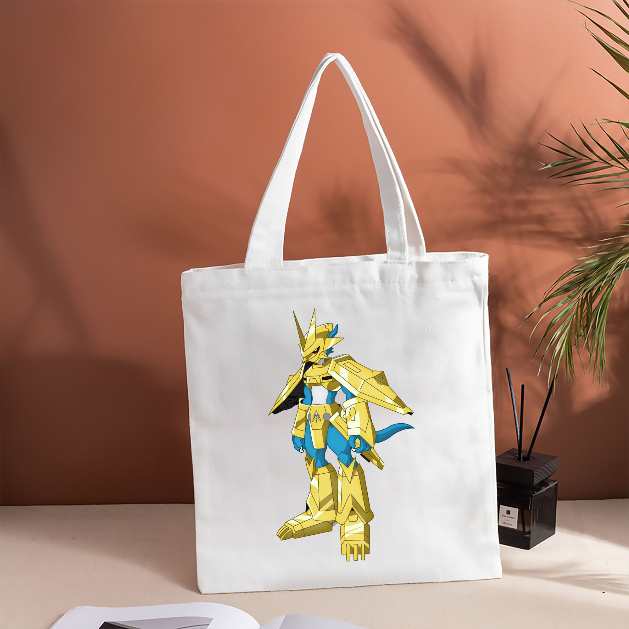 Digimon デジタルモンスター/デジモン 縦型キャンバス生地手提げバッグ　トートバッグ