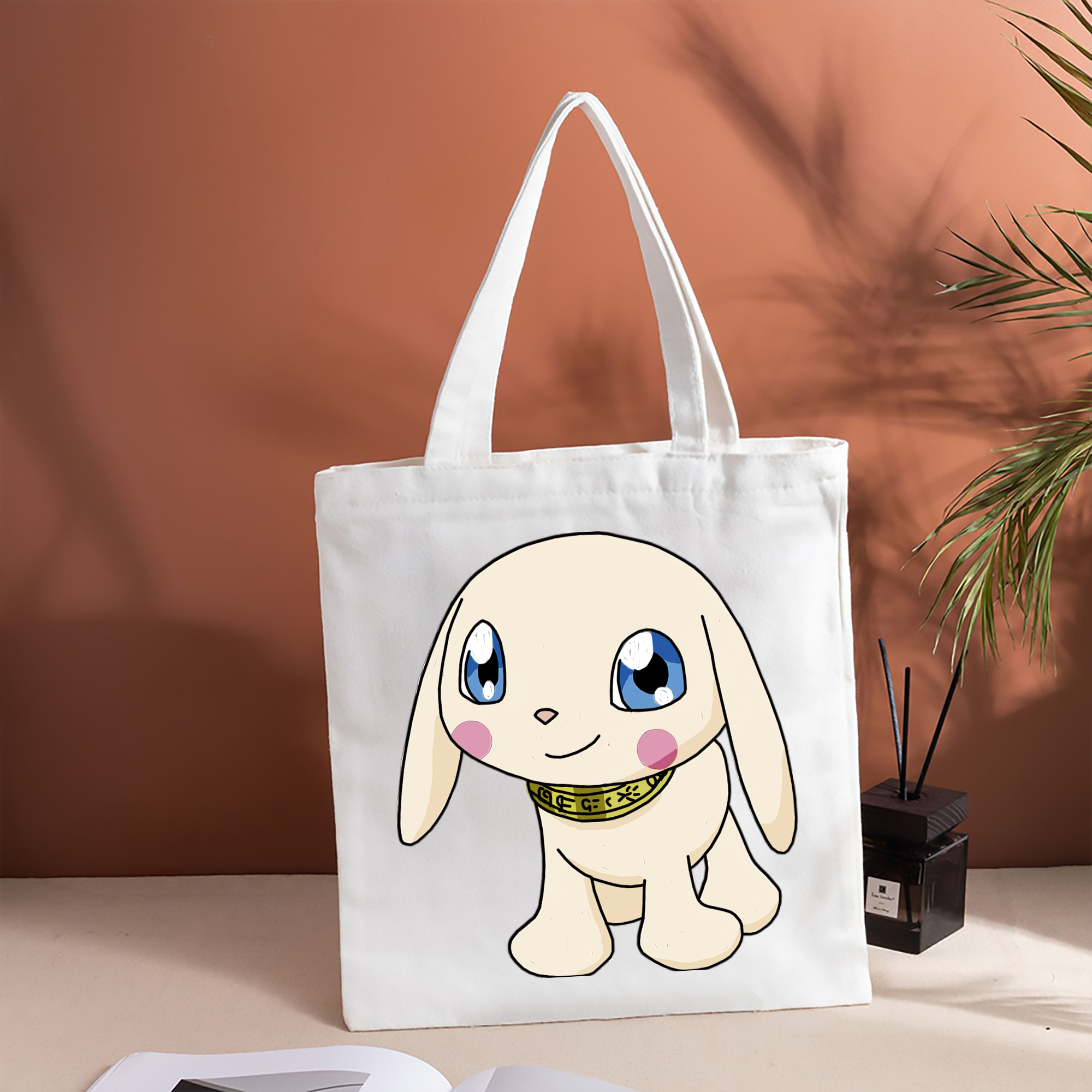Digimon デジタルモンスター/デジモン 縦型キャンバス生地手提げバッグ　トートバッグ