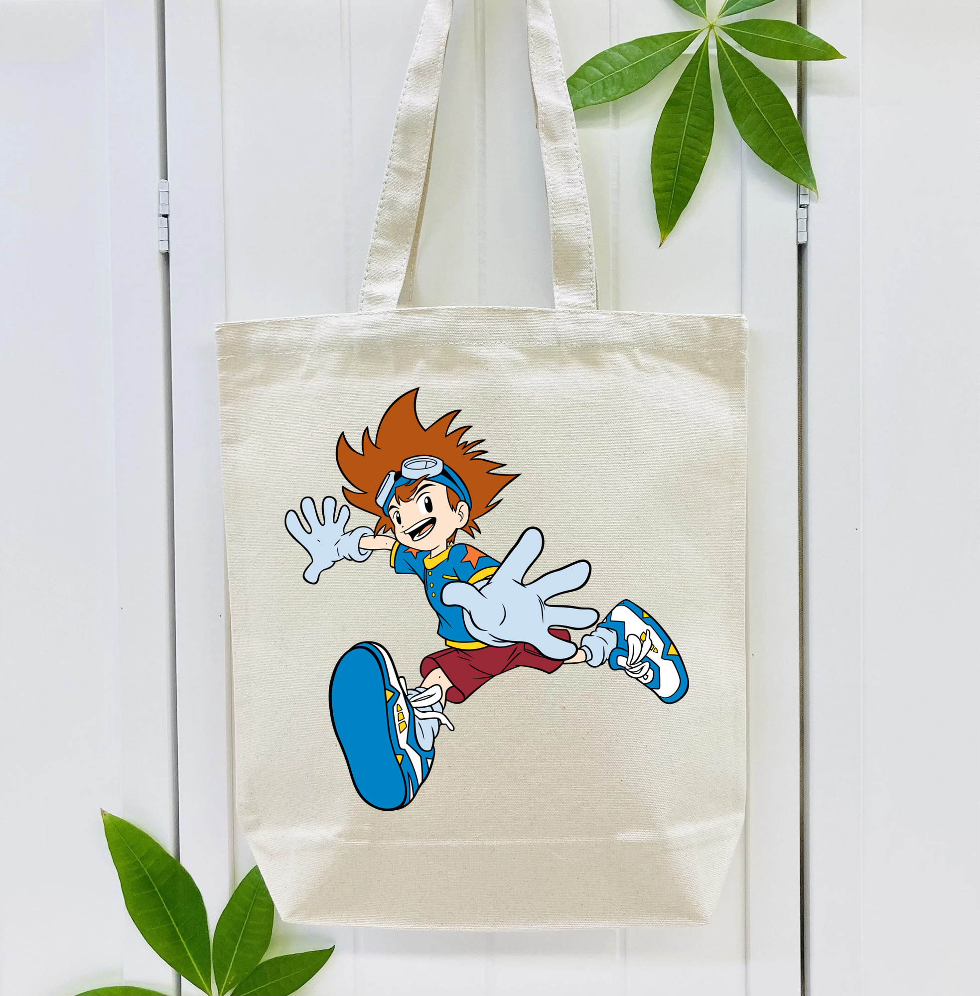 Digimon デジタルモンスター/デジモン 縦型キャンバス生地手提げバッグ　トートバッグ