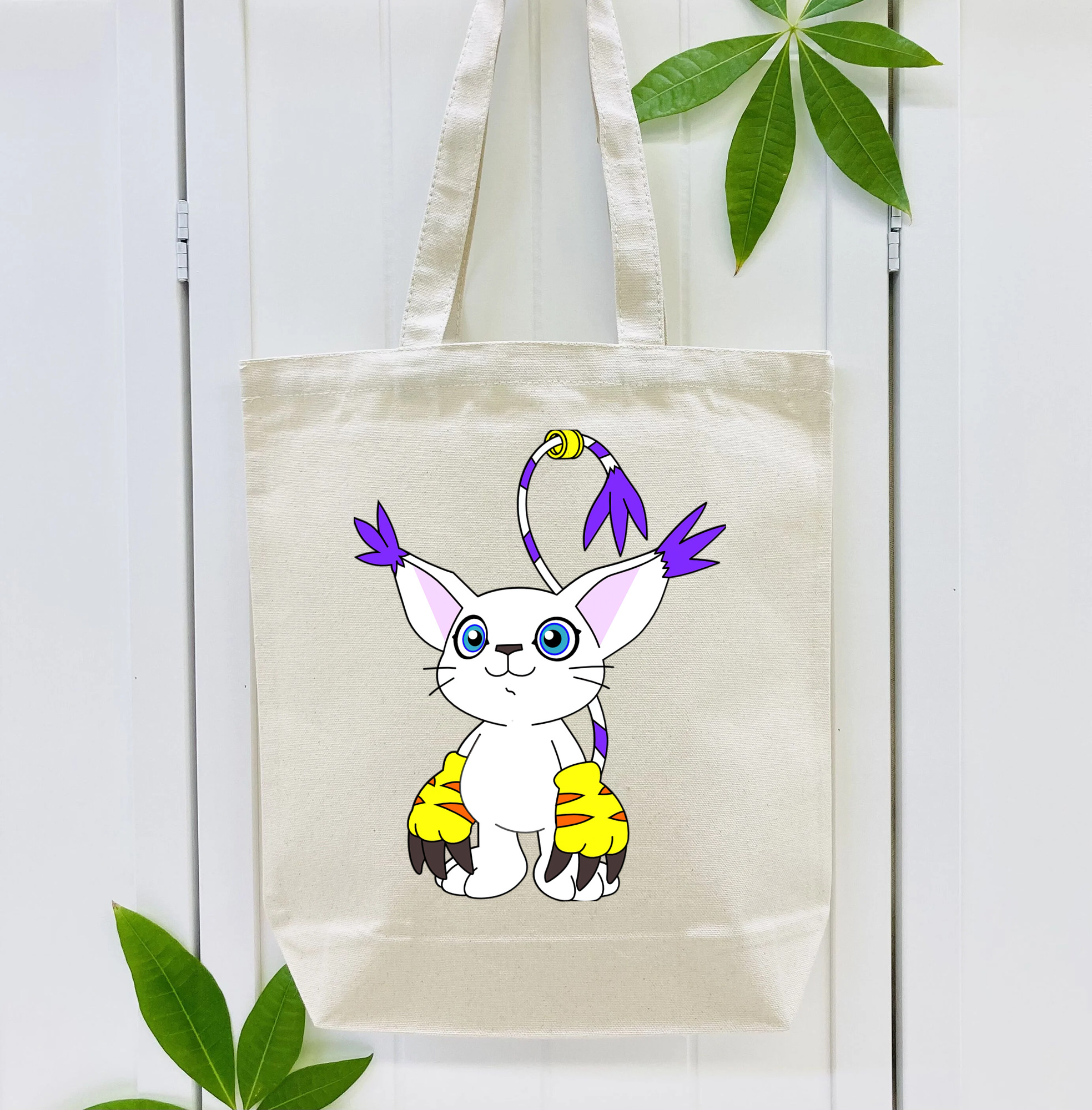 Digimon デジタルモンスター/デジモン 縦型キャンバス生地手提げバッグ　トートバッグ