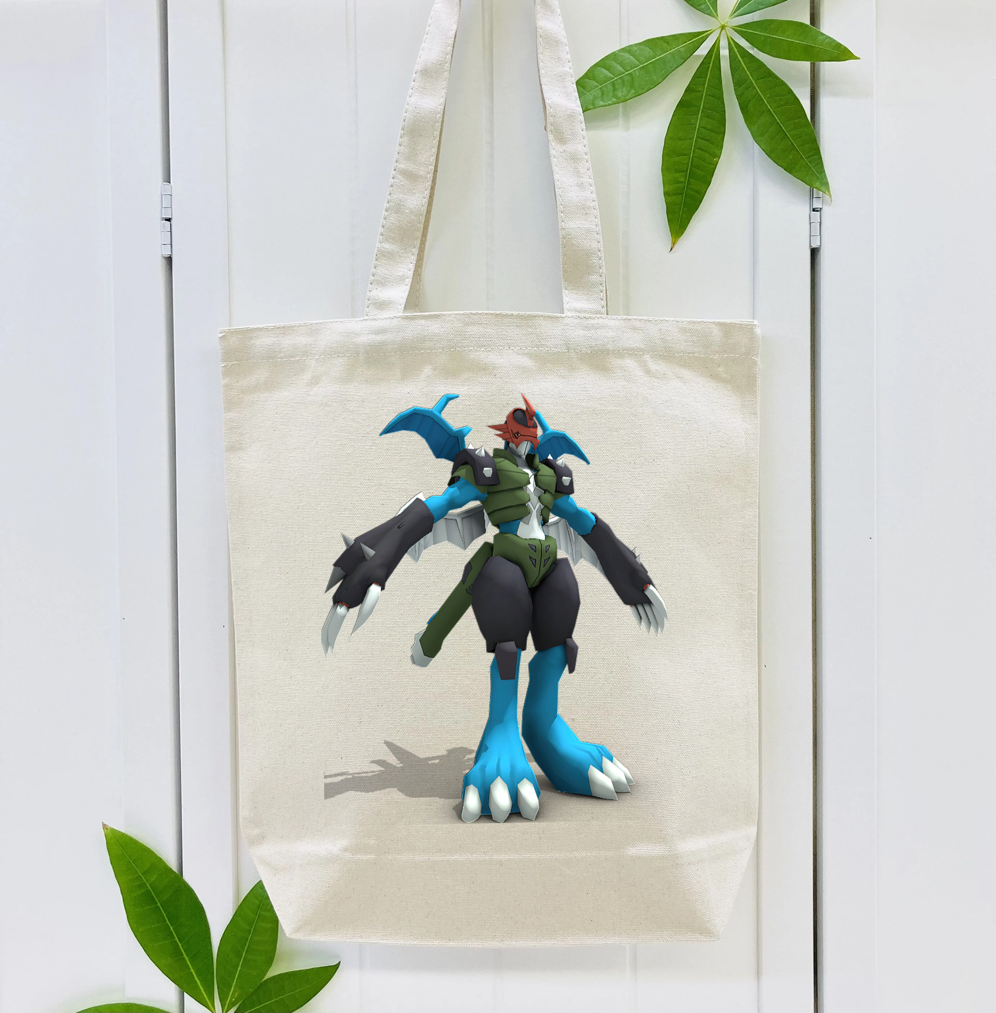 Digimon デジタルモンスター/デジモン 縦型キャンバス生地手提げバッグ　トートバッグ