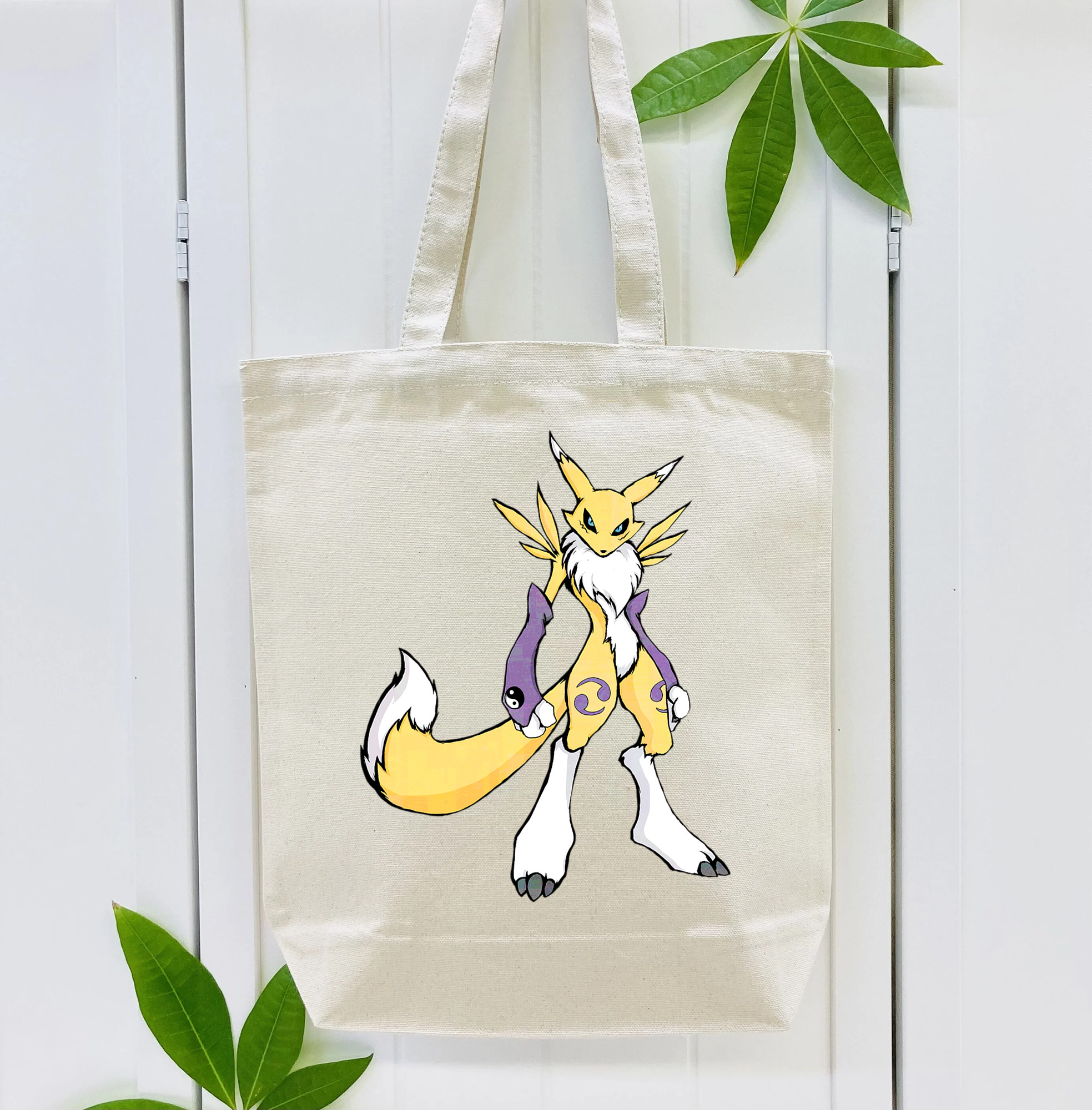 Digimon デジタルモンスター/デジモン 縦型キャンバス生地手提げバッグ　トートバッグ