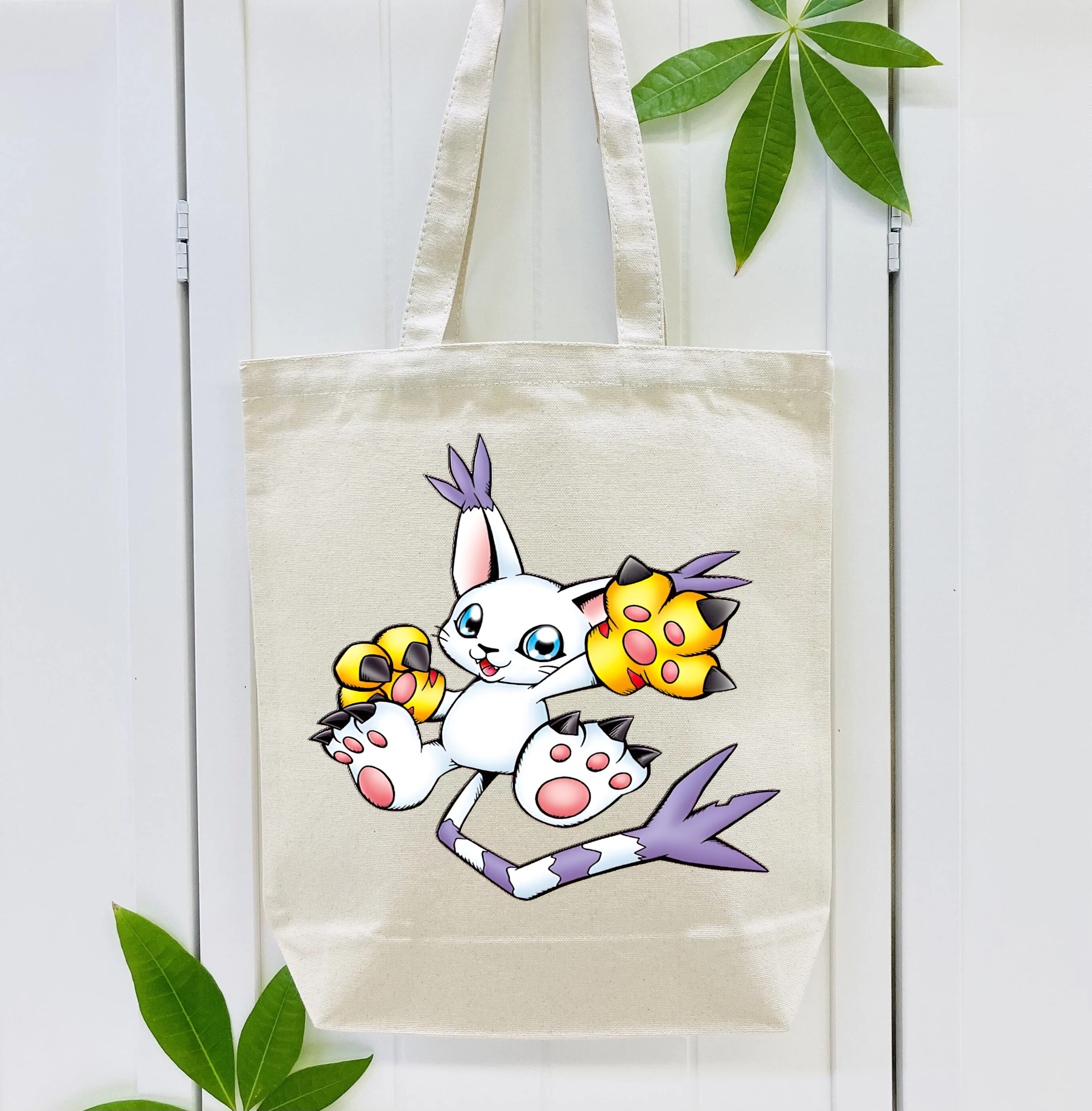 Digimon デジタルモンスター/デジモン 縦型キャンバス生地手提げバッグ　トートバッグ