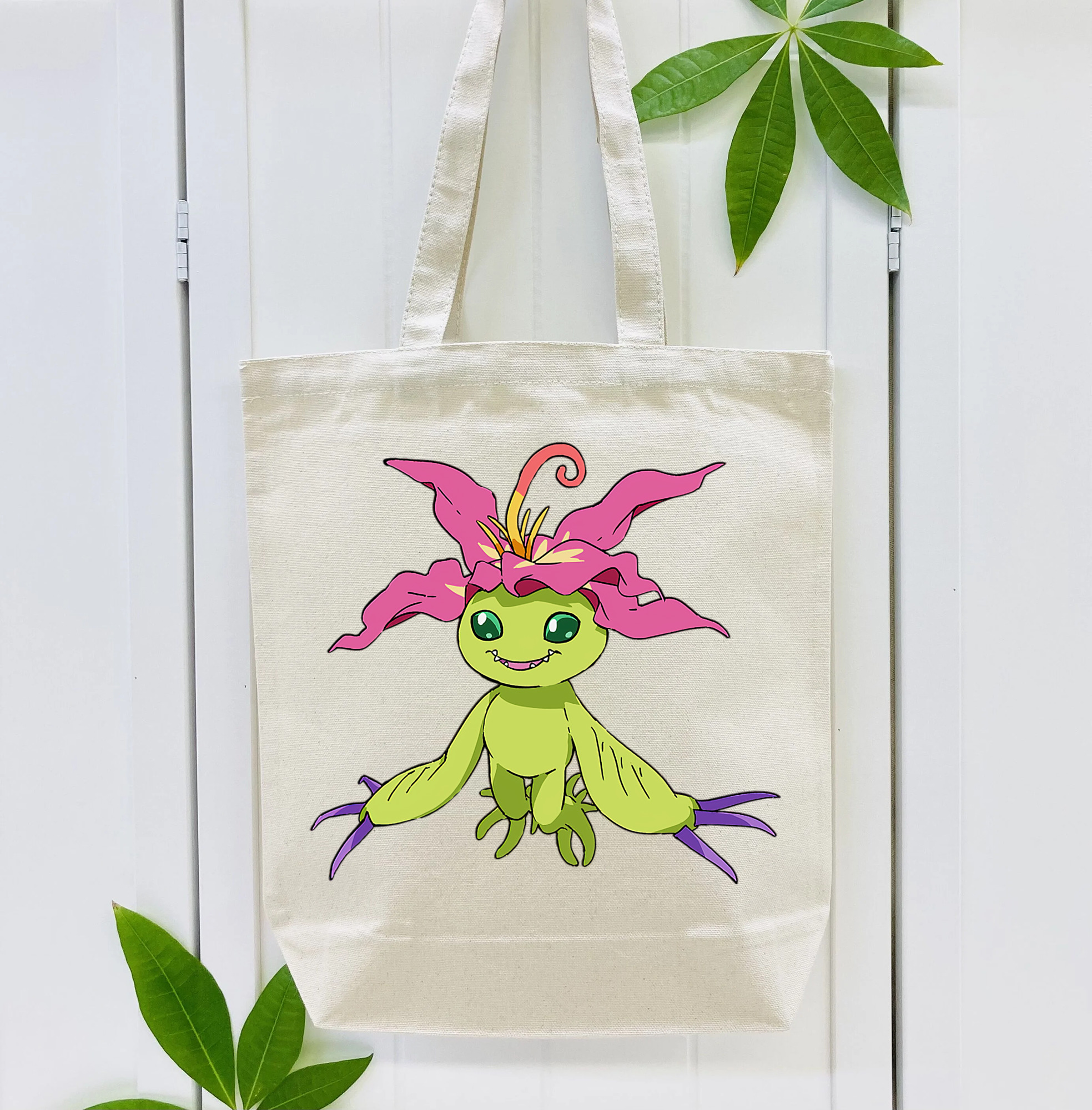 Digimon デジタルモンスター/デジモン 縦型キャンバス生地手提げバッグ　トートバッグ