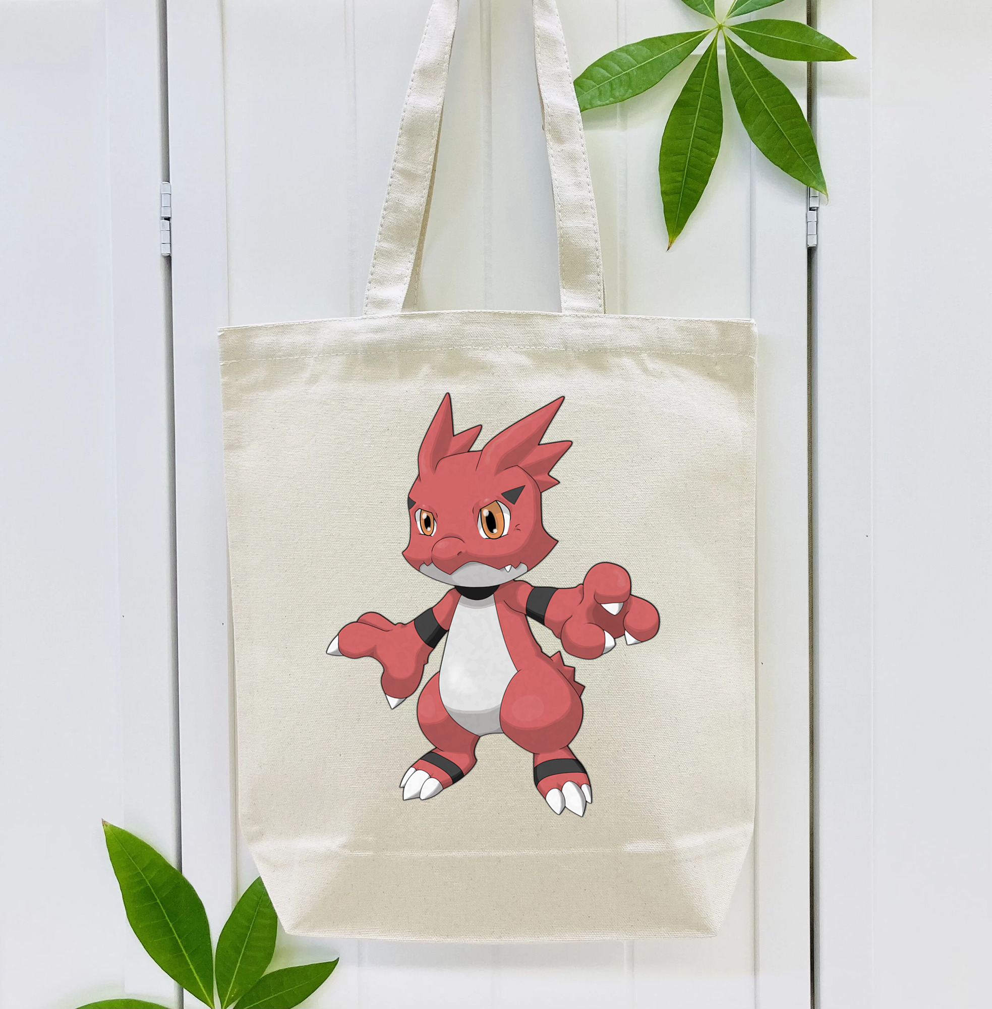 Digimon デジタルモンスター/デジモン 縦型キャンバス生地手提げバッグ　トートバッグ
