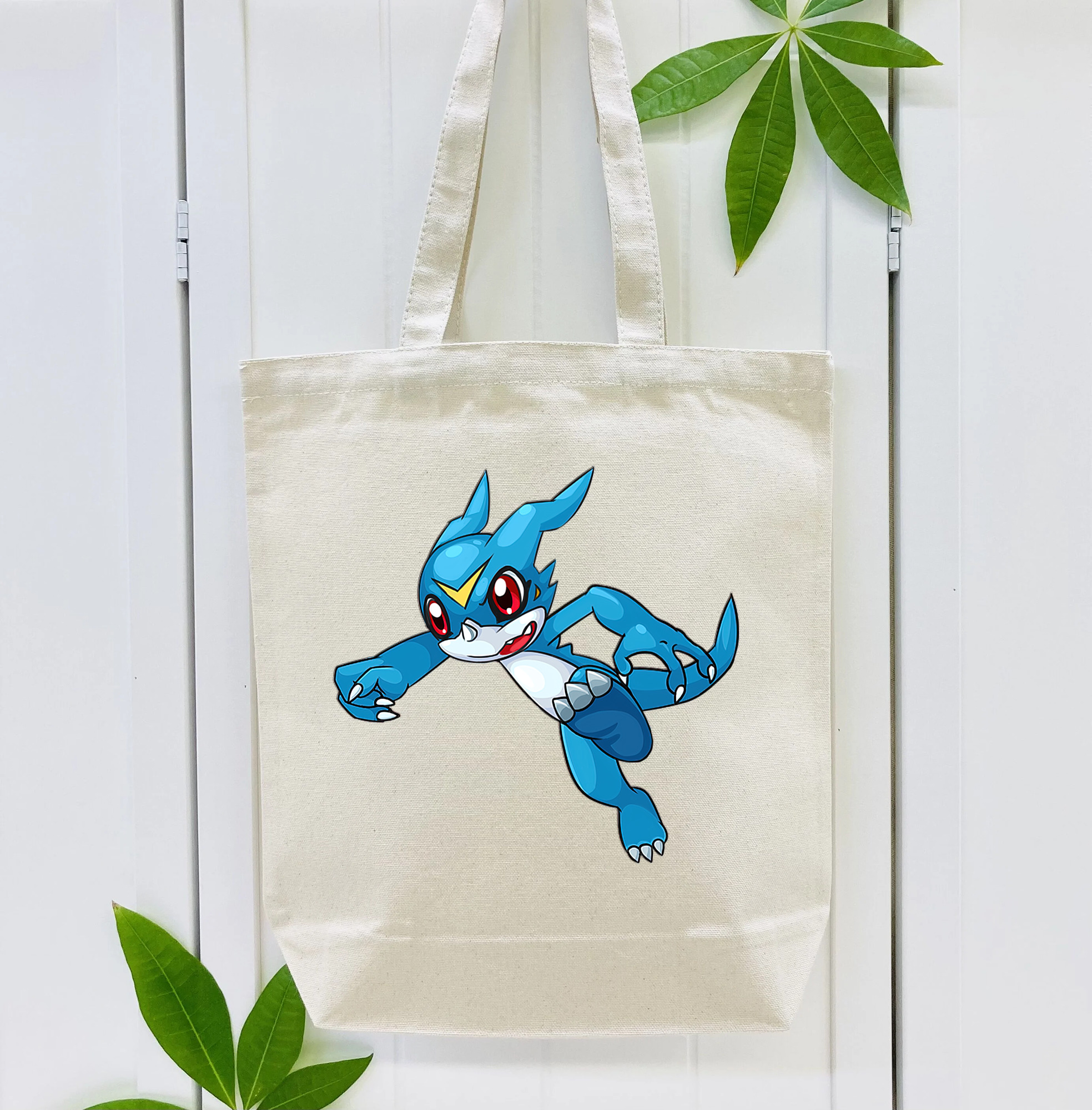 Digimon デジタルモンスター/デジモン 縦型キャンバス生地手提げバッグ　トートバッグ