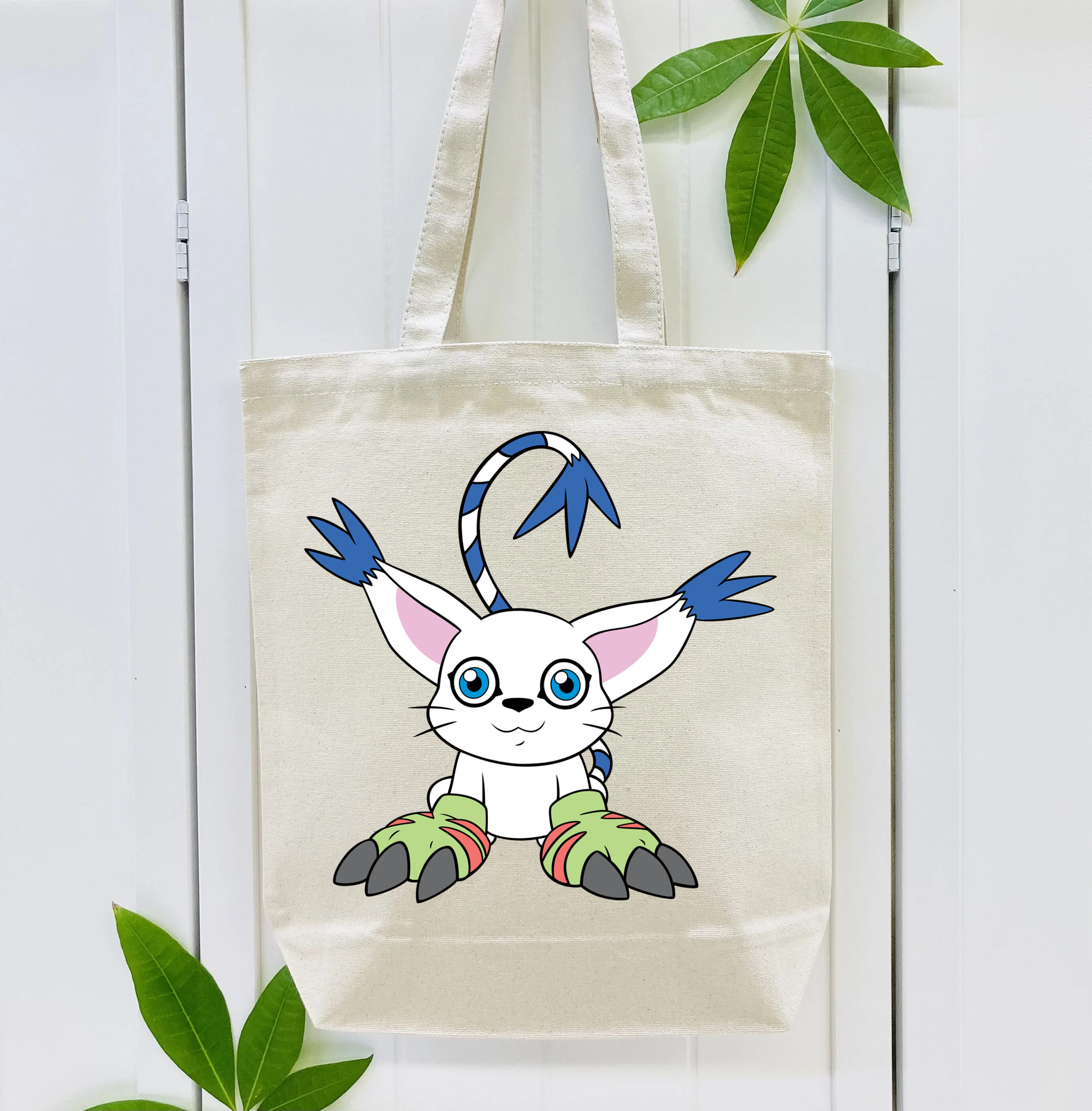 Digimon デジタルモンスター/デジモン 縦型キャンバス生地手提げバッグ　トートバッグ