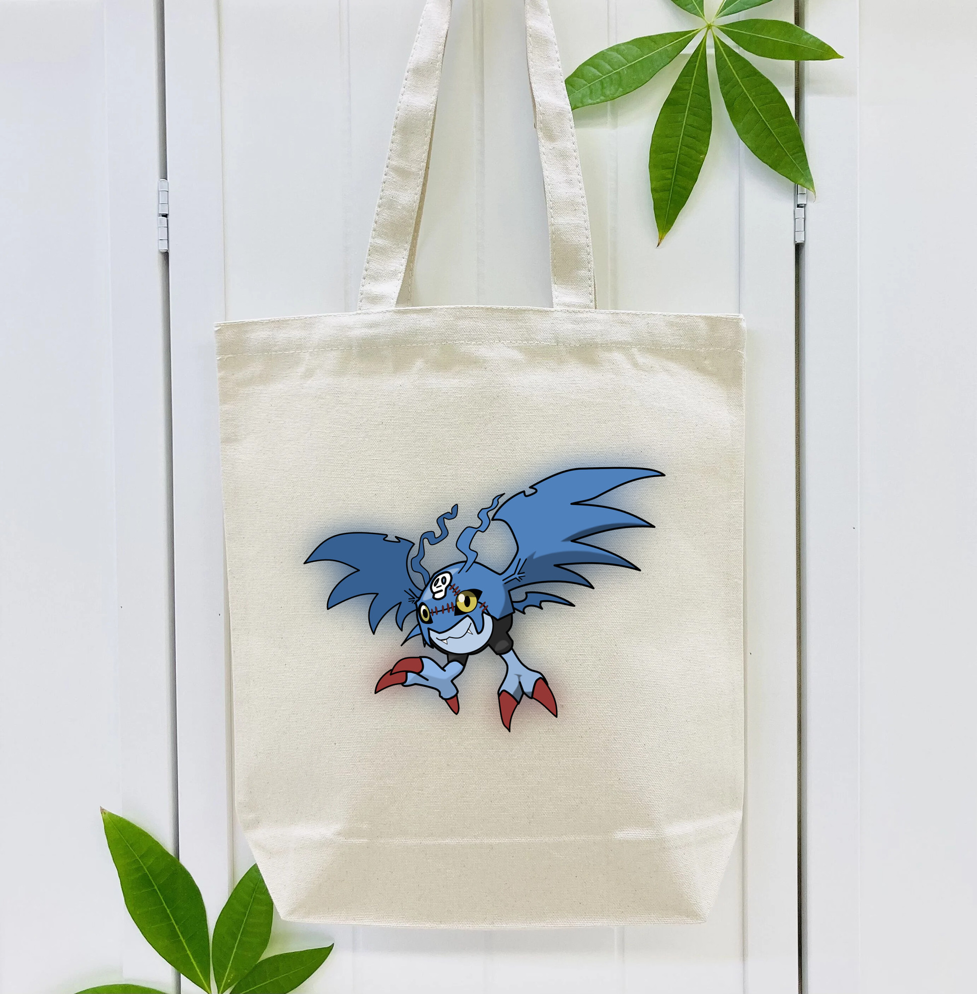 Digimon デジタルモンスター/デジモン 縦型キャンバス生地手提げバッグ　トートバッグ