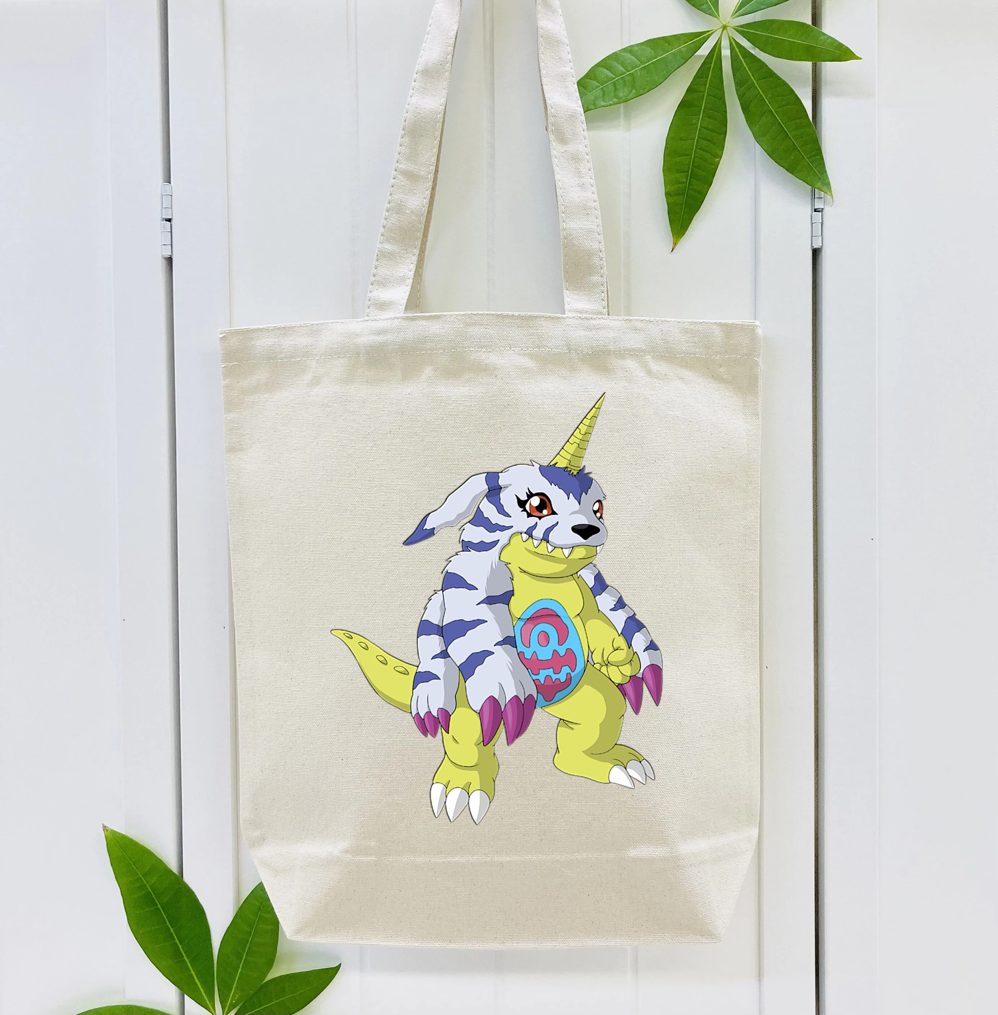 Digimon デジタルモンスター/デジモン 縦型キャンバス生地手提げバッグ　トートバッグ