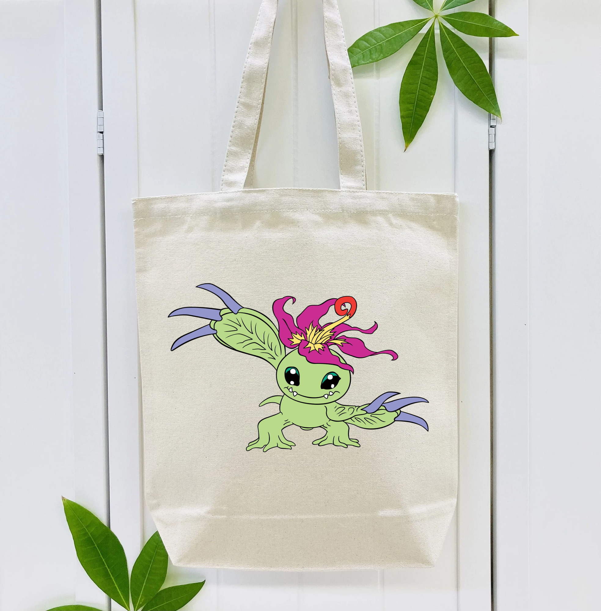Digimon デジタルモンスター/デジモン 縦型キャンバス生地手提げバッグ　トートバッグ