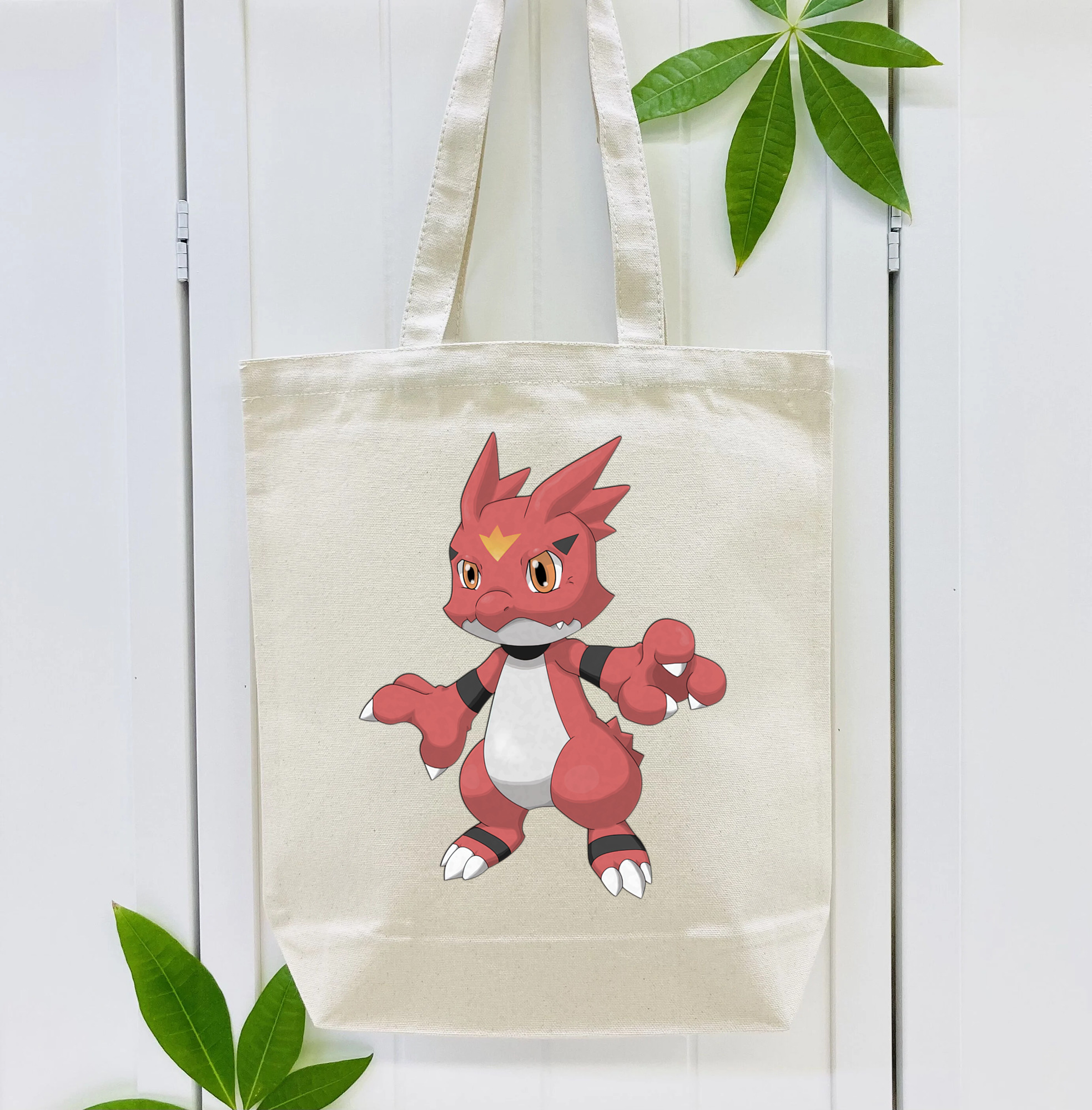 Digimon デジタルモンスター/デジモン 縦型キャンバス生地手提げバッグ　トートバッグ