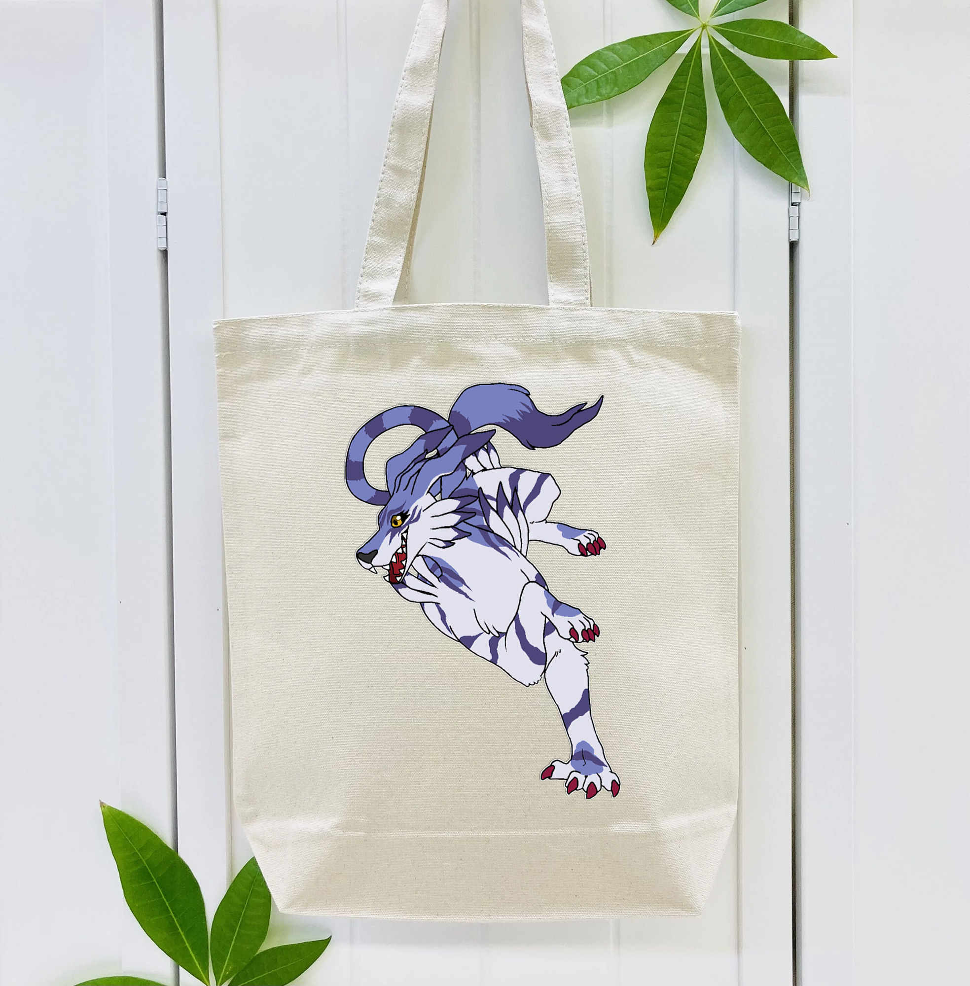 Digimon デジタルモンスター/デジモン 縦型キャンバス生地手提げバッグ　トートバッグ
