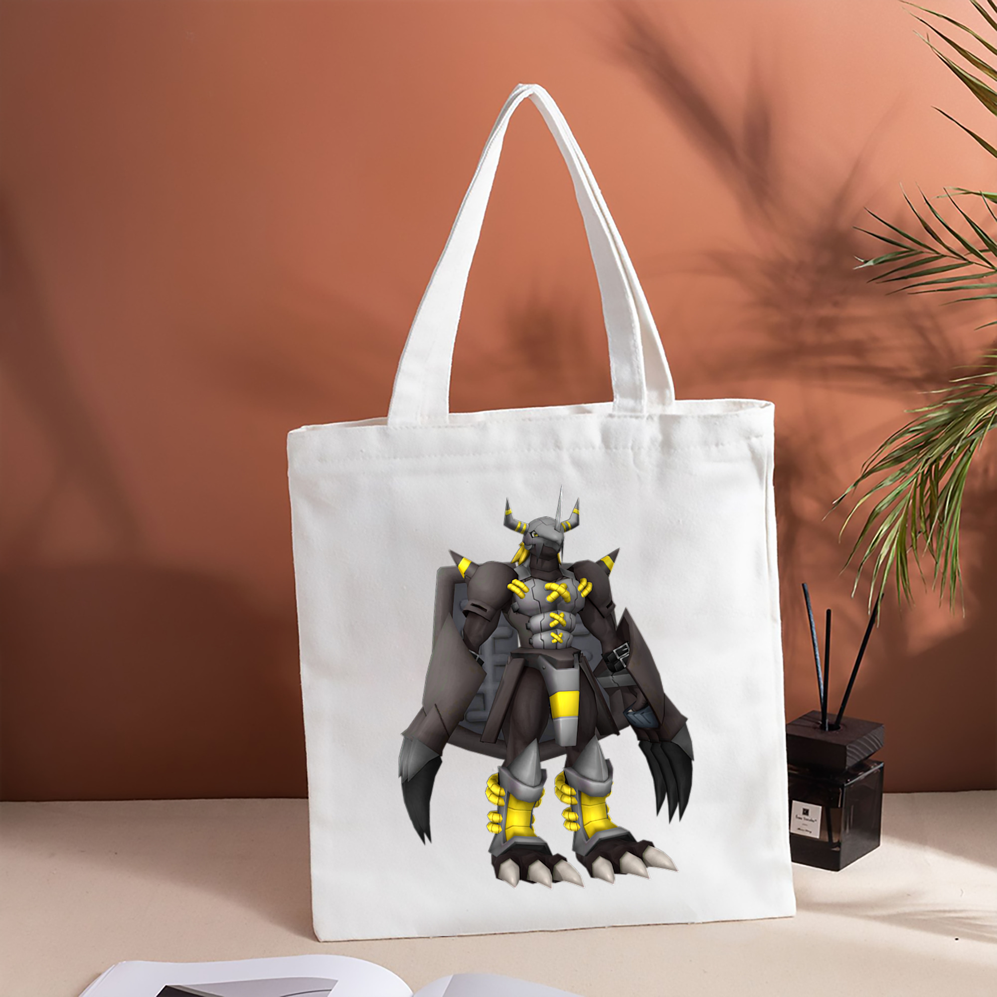 Digimon デジタルモンスター/デジモン 縦型キャンバス生地手提げバッグ　トートバッグ