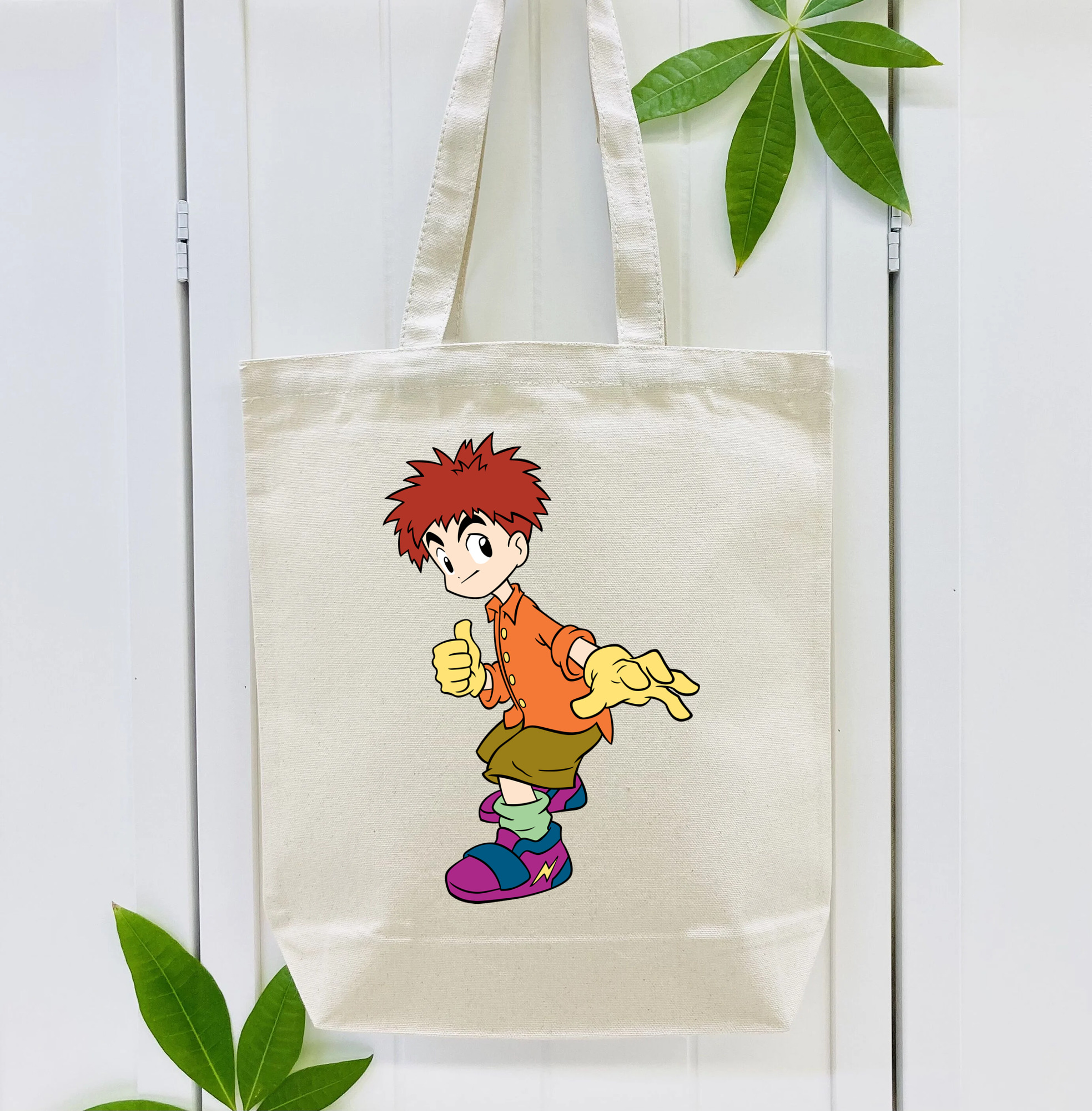 Digimon デジタルモンスター/デジモン 縦型キャンバス生地手提げバッグ　トートバッグ