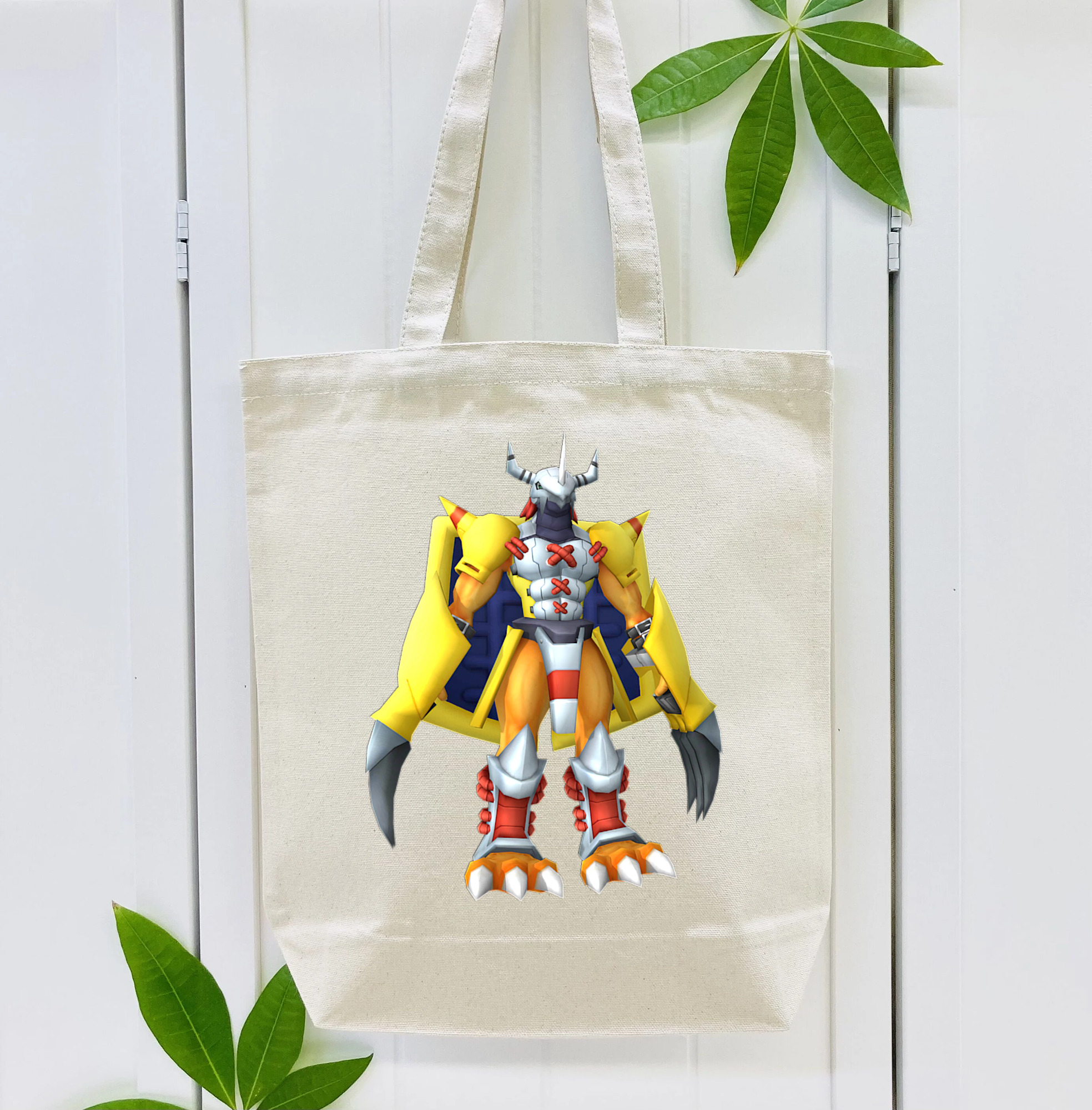 Digimon デジタルモンスター/デジモン 縦型キャンバス生地手提げバッグ　トートバッグ