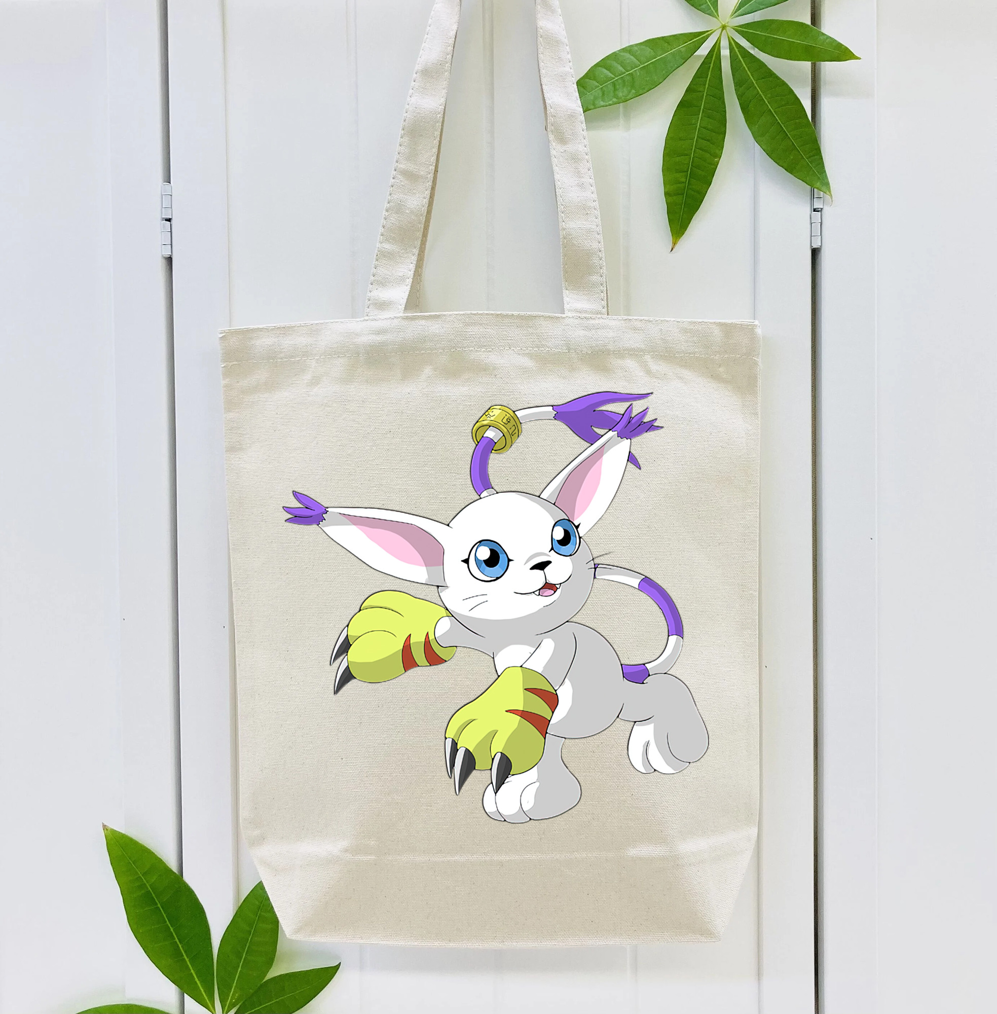 Digimon デジタルモンスター/デジモン 縦型キャンバス生地手提げバッグ　トートバッグ