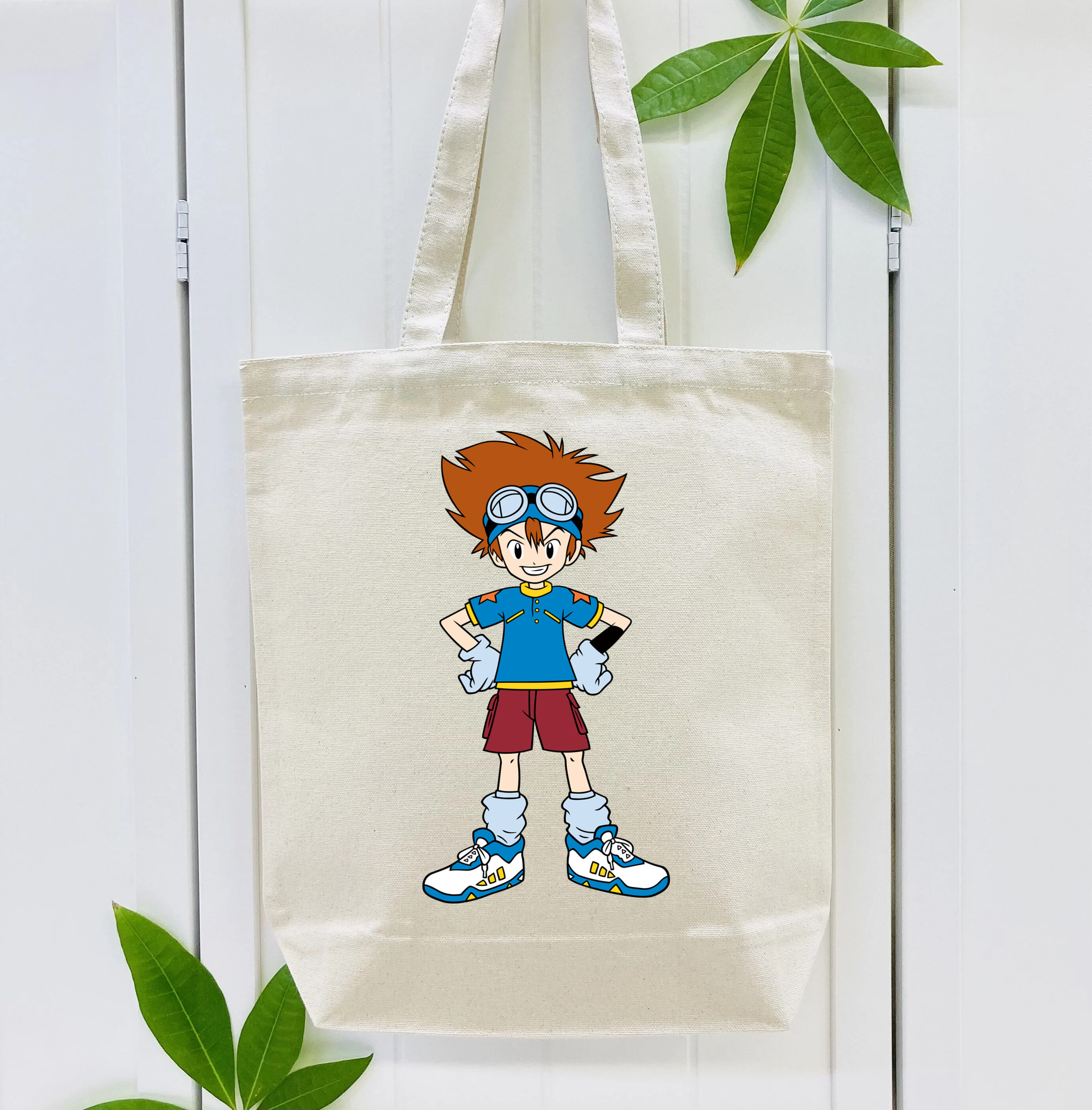 Digimon デジタルモンスター/デジモン 縦型キャンバス生地手提げバッグ　トートバッグ