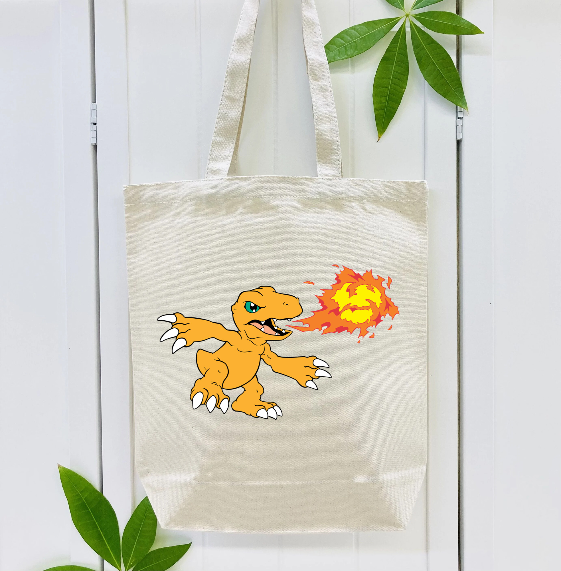 Digimon デジタルモンスター/デジモン 縦型キャンバス生地手提げバッグ　トートバッグ