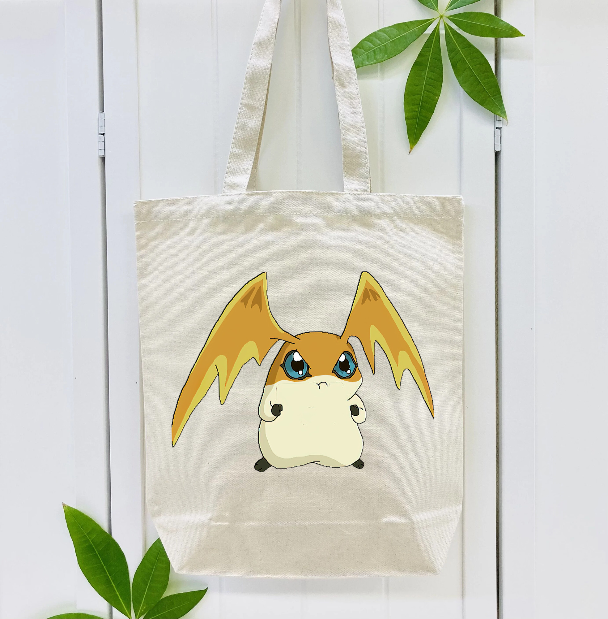 Digimon デジタルモンスター/デジモン 縦型キャンバス生地手提げバッグ　トートバッグ