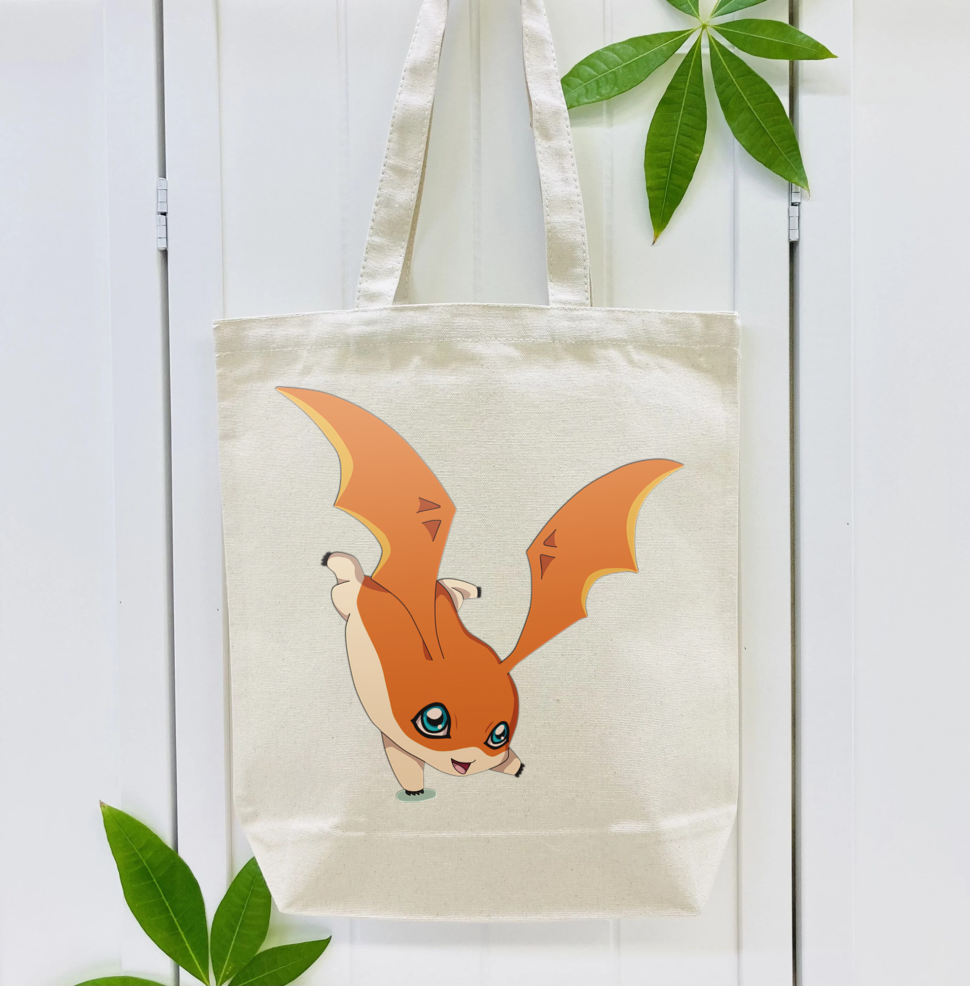 Digimon デジタルモンスター/デジモン 縦型キャンバス生地手提げバッグ　トートバッグ