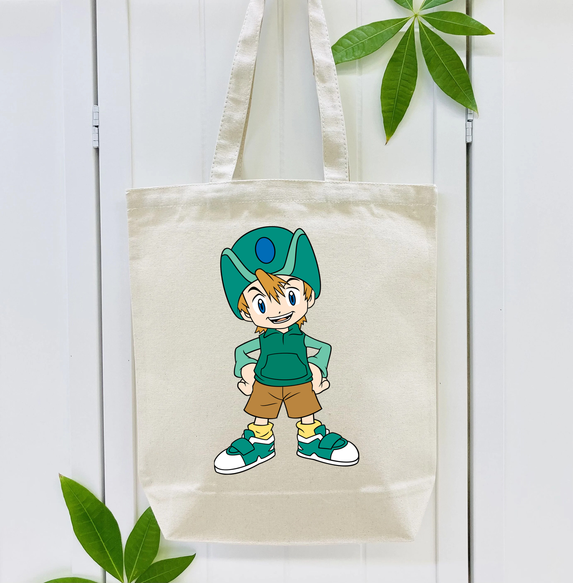 Digimon デジタルモンスター/デジモン 縦型キャンバス生地手提げバッグ　トートバッグ