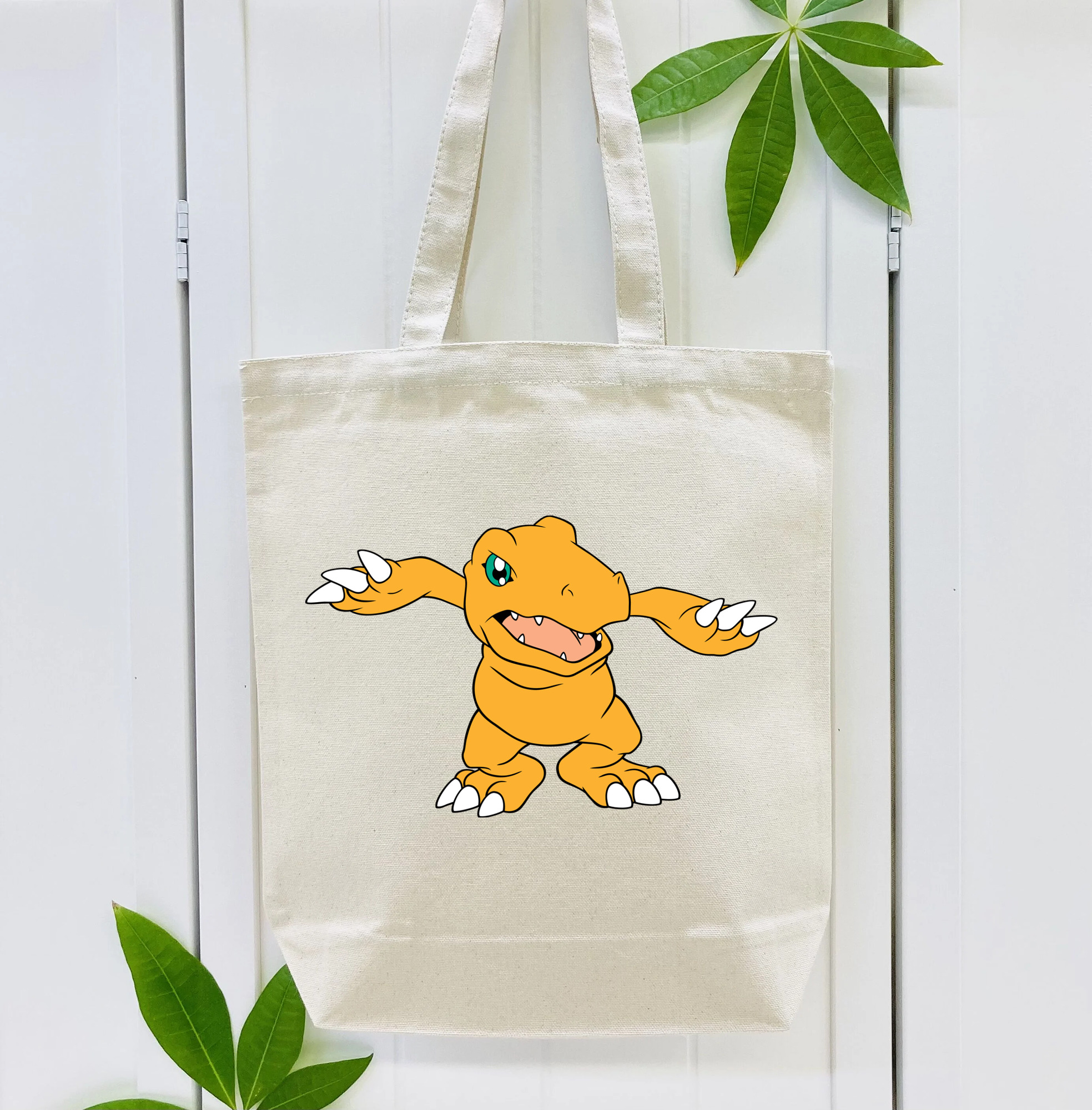 Digimon デジタルモンスター/デジモン 縦型キャンバス生地手提げバッグ　トートバッグ
