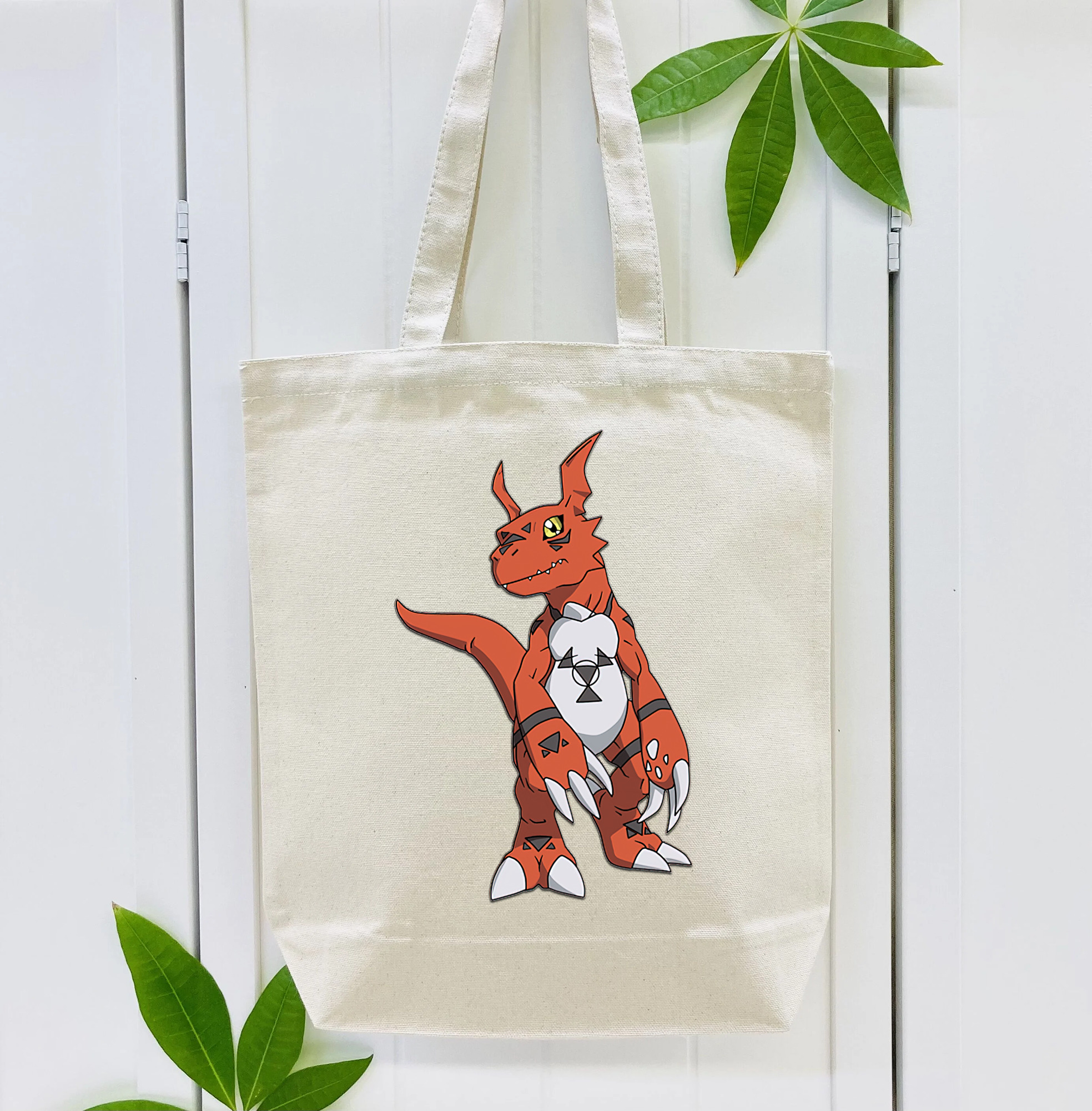 Digimon デジタルモンスター/デジモン 縦型キャンバス生地手提げバッグ　トートバッグ