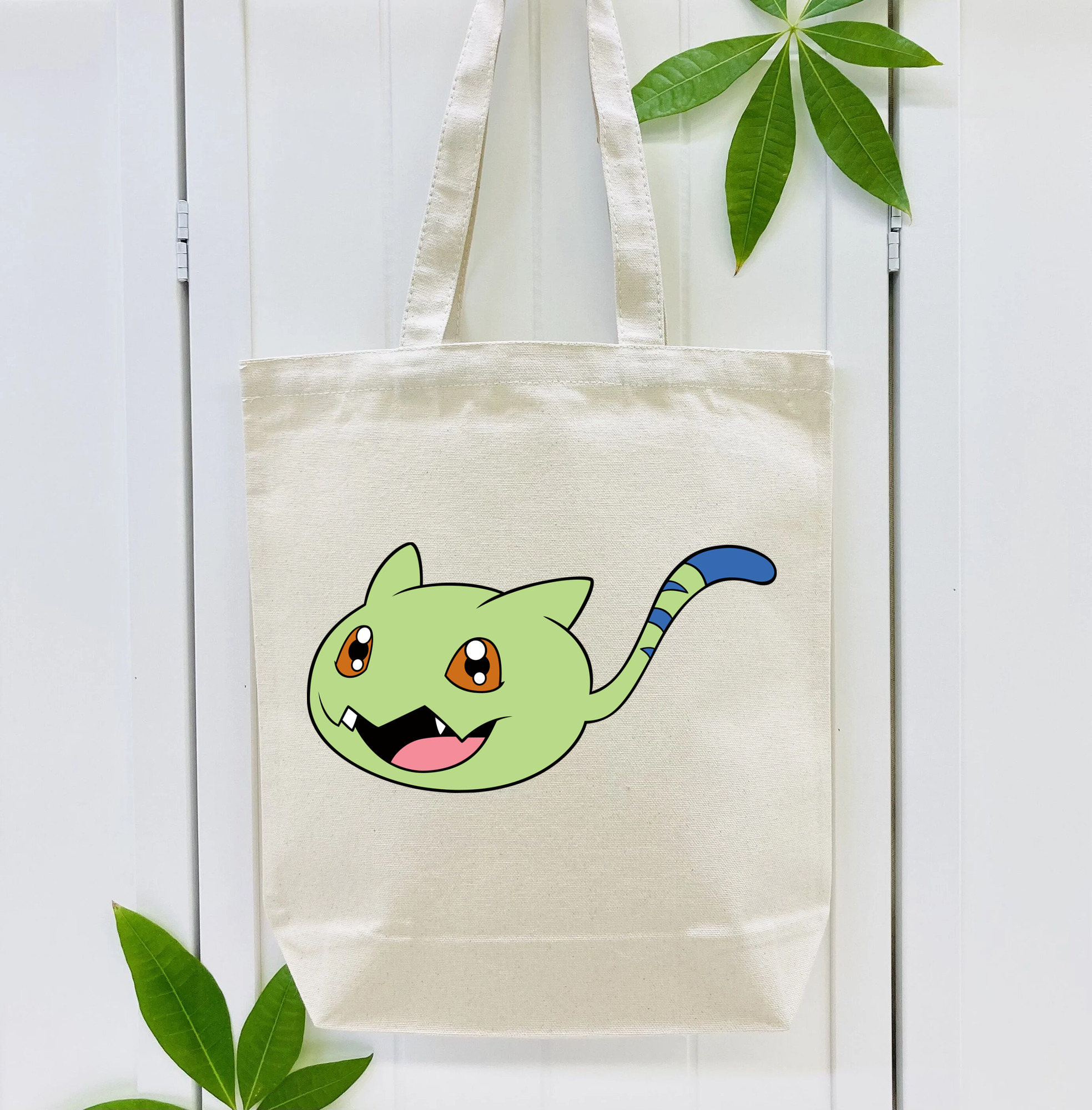 Digimon デジタルモンスター/デジモン 縦型キャンバス生地手提げバッグ　トートバッグ