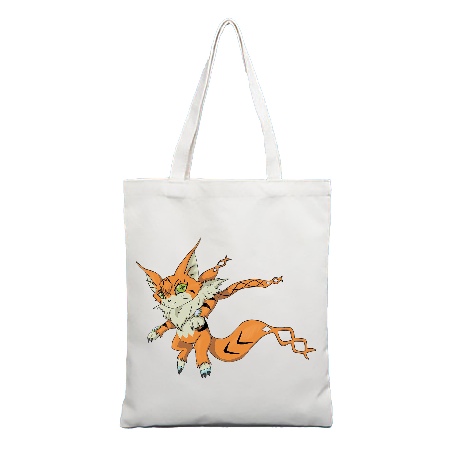 （画像用） Digimon デジタルモンスター/デジモン 縦型キャンバス生地手提げバッグ　トートバッグ