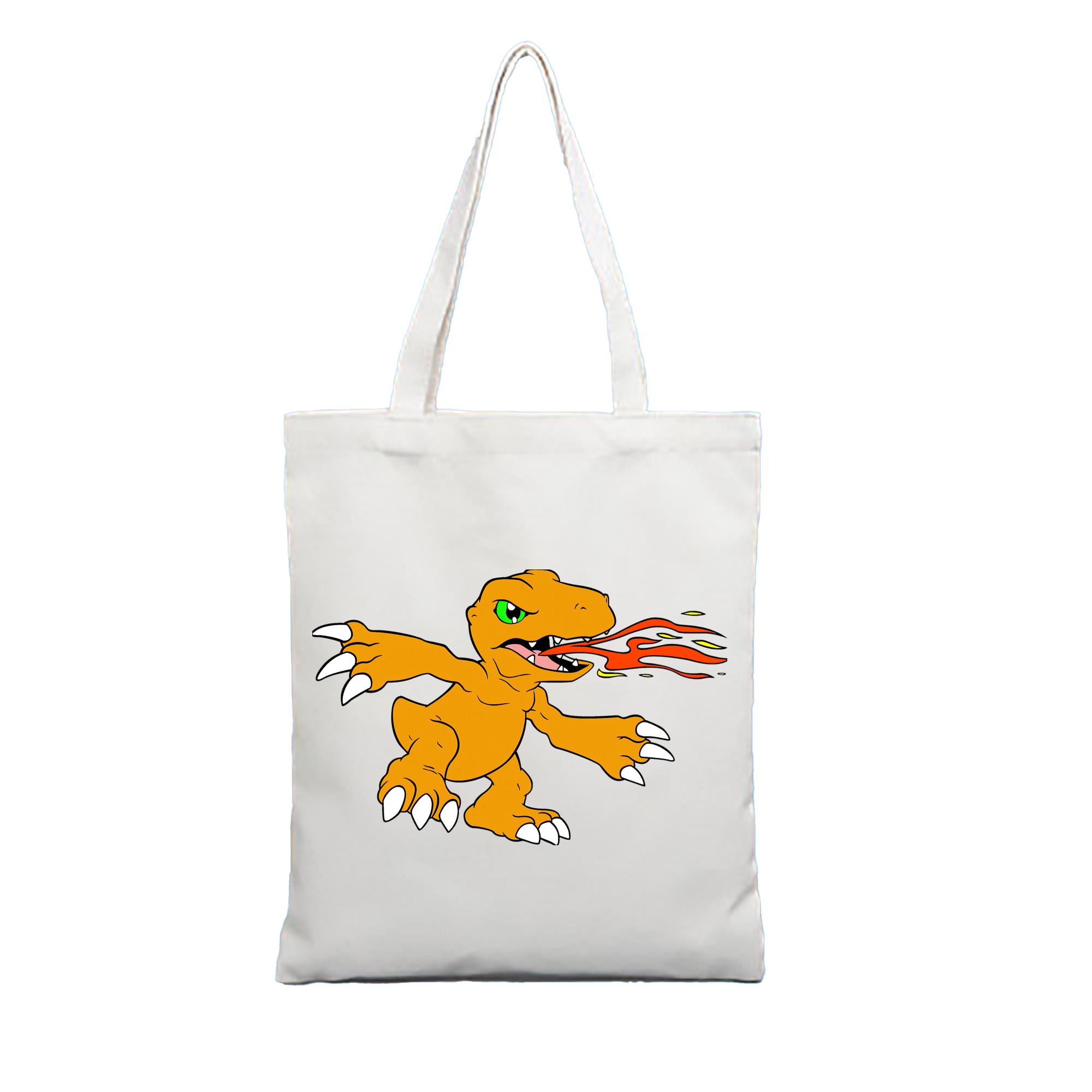 （画像用） Digimon デジタルモンスター/デジモン 縦型キャンバス生地手提げバッグ　トートバッグ