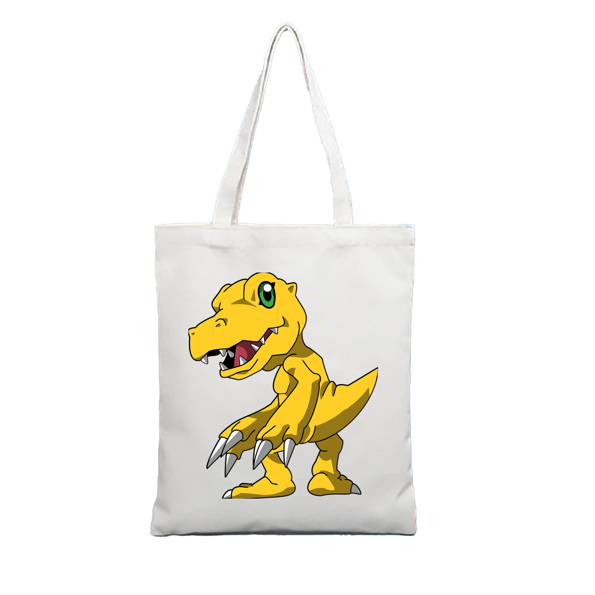 （画像用） Digimon デジタルモンスター/デジモン 縦型キャンバス生地手提げバッグ　トートバッグ
