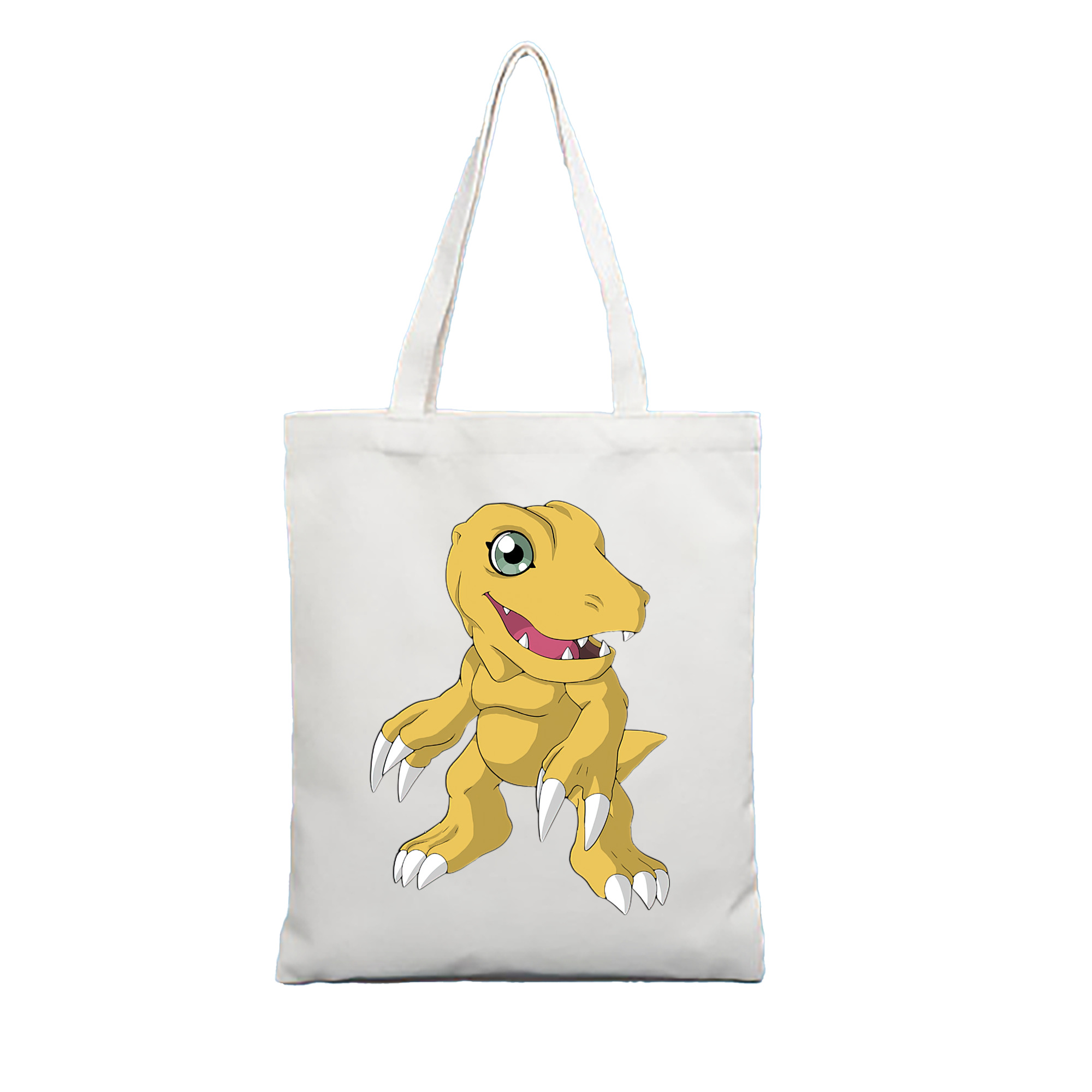 （画像用） Digimon デジタルモンスター/デジモン 縦型キャンバス生地手提げバッグ　トートバッグ