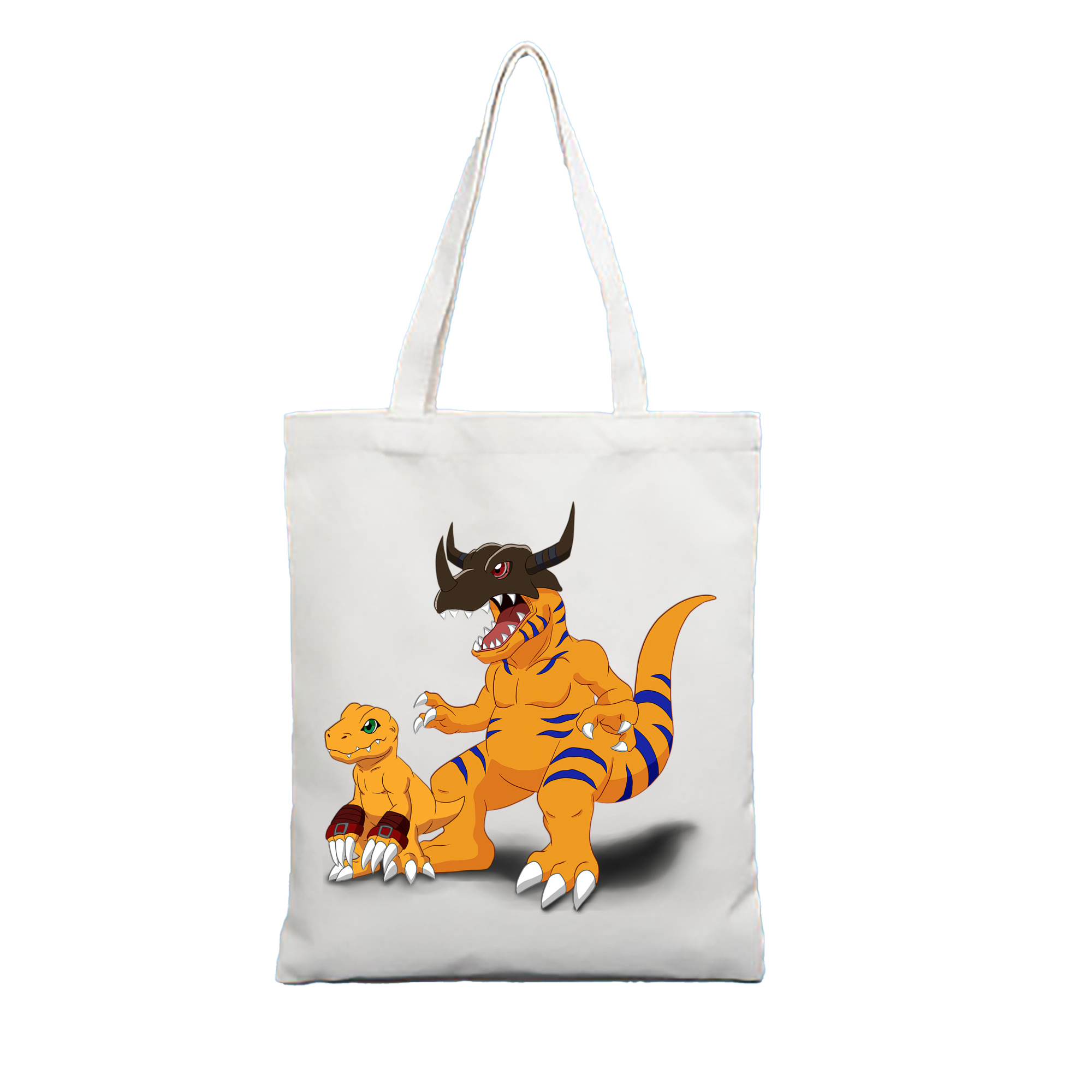 （画像用） Digimon デジタルモンスター/デジモン 縦型キャンバス生地手提げバッグ　トートバッグ