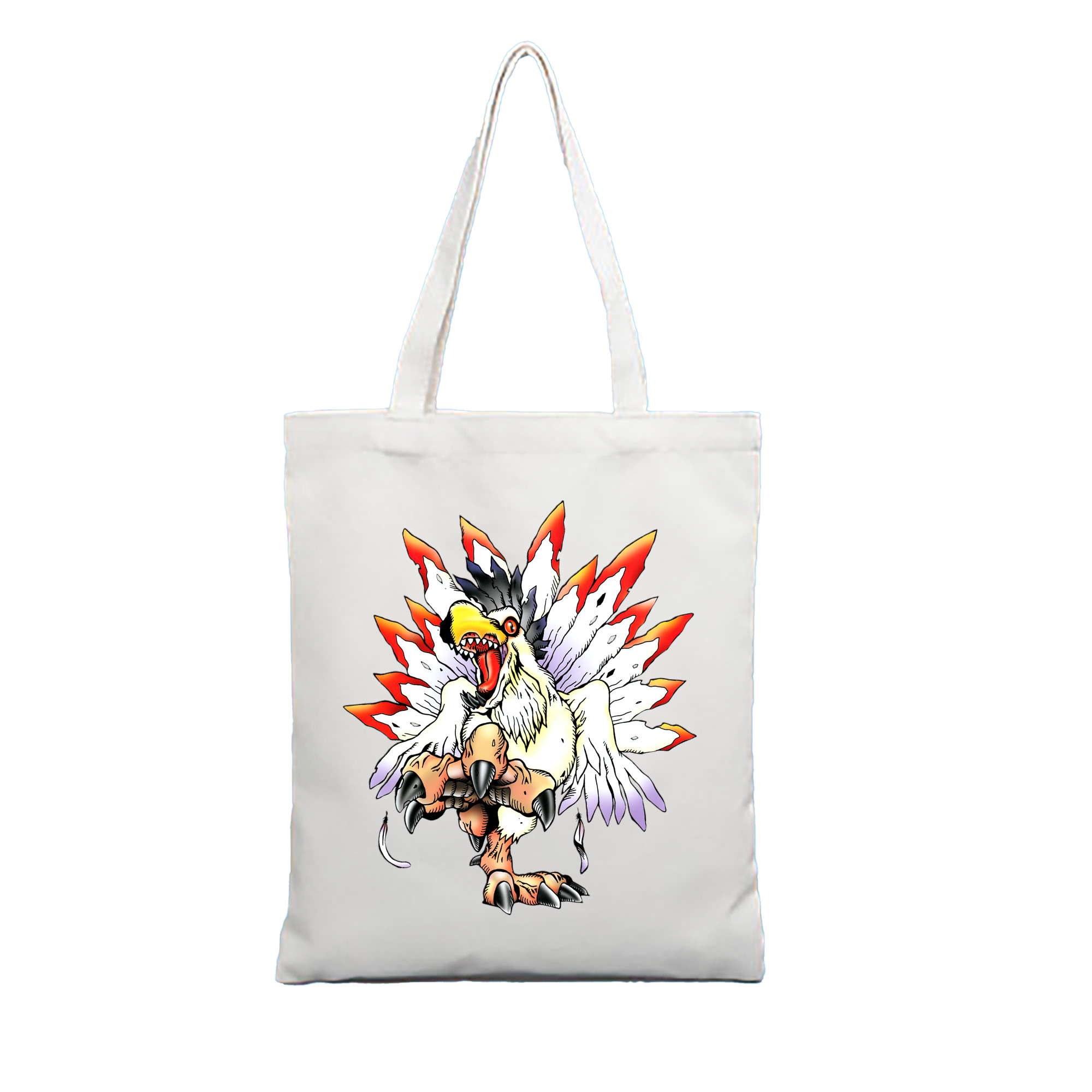 （画像用） Digimon デジタルモンスター/デジモン 縦型キャンバス生地手提げバッグ　トートバッグ