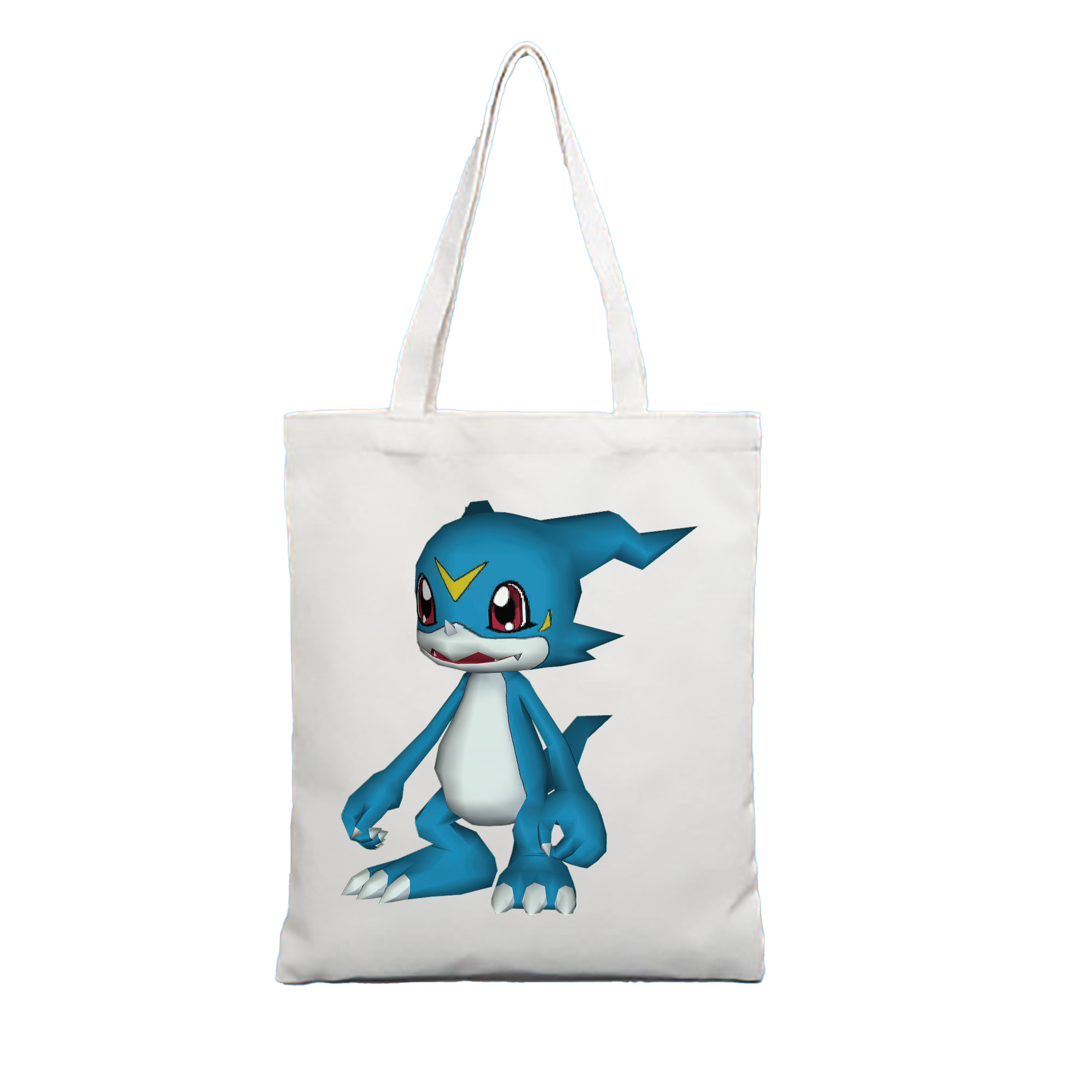 （画像用） Digimon デジタルモンスター/デジモン 縦型キャンバス生地手提げバッグ　トートバッグ