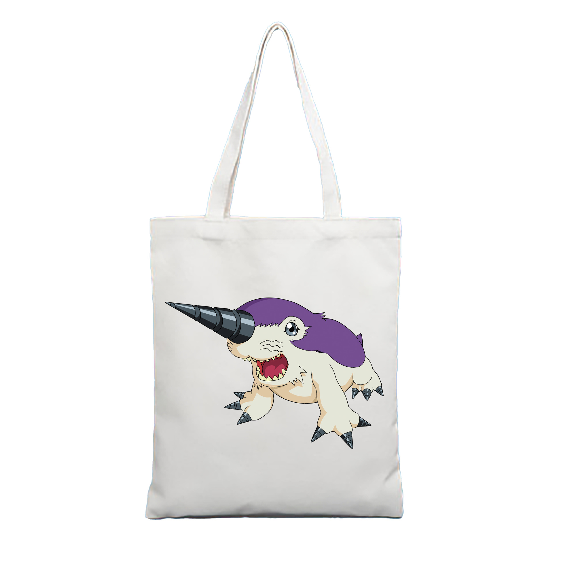 （画像用） Digimon デジタルモンスター/デジモン 縦型キャンバス生地手提げバッグ　トートバッグ