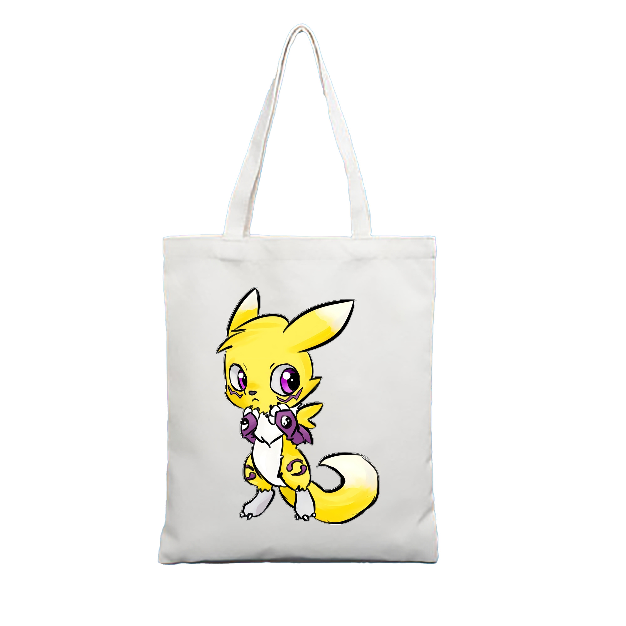 （画像用） Digimon デジタルモンスター/デジモン 縦型キャンバス生地手提げバッグ　トートバッグ
