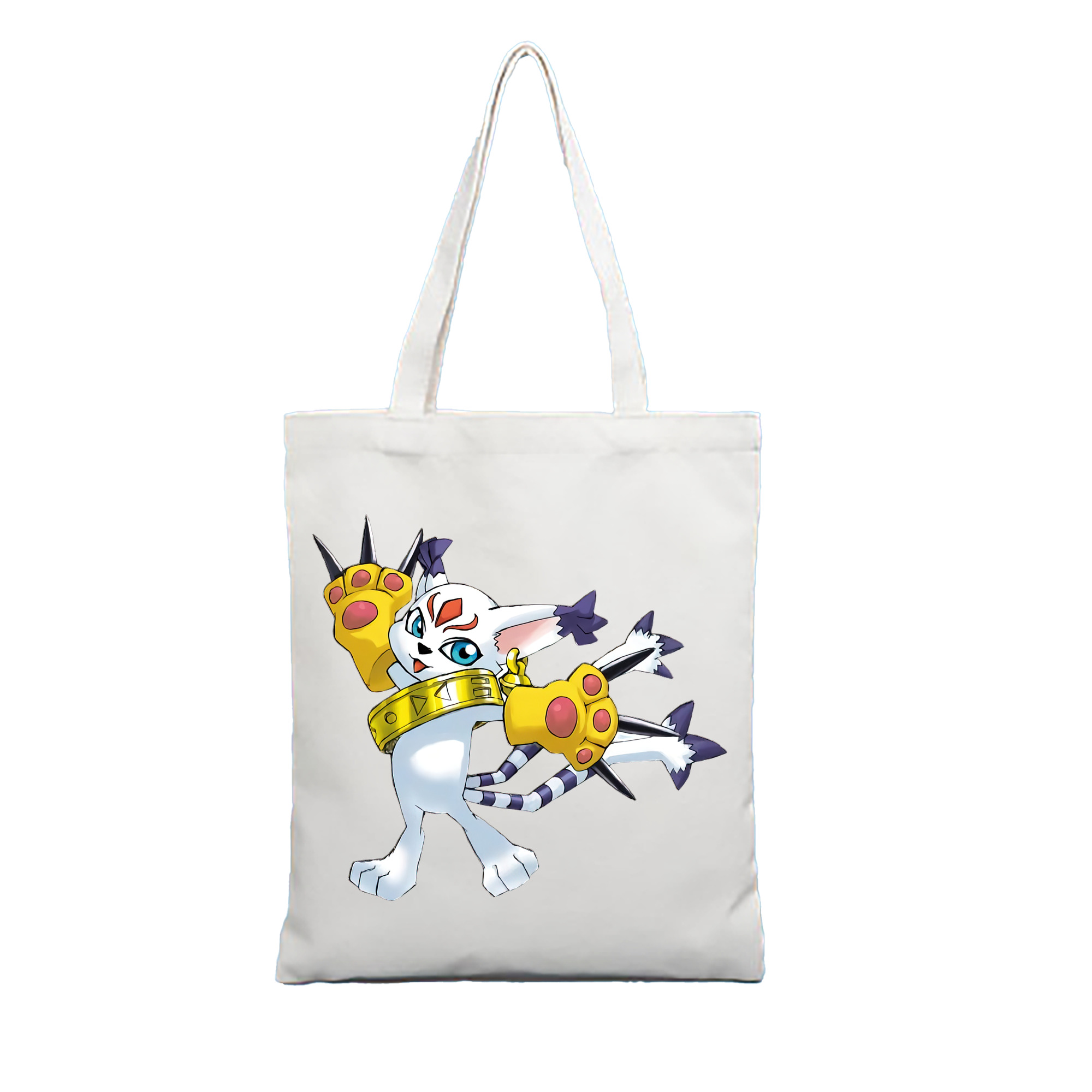 （画像用） Digimon デジタルモンスター/デジモン 縦型キャンバス生地手提げバッグ　トートバッグ