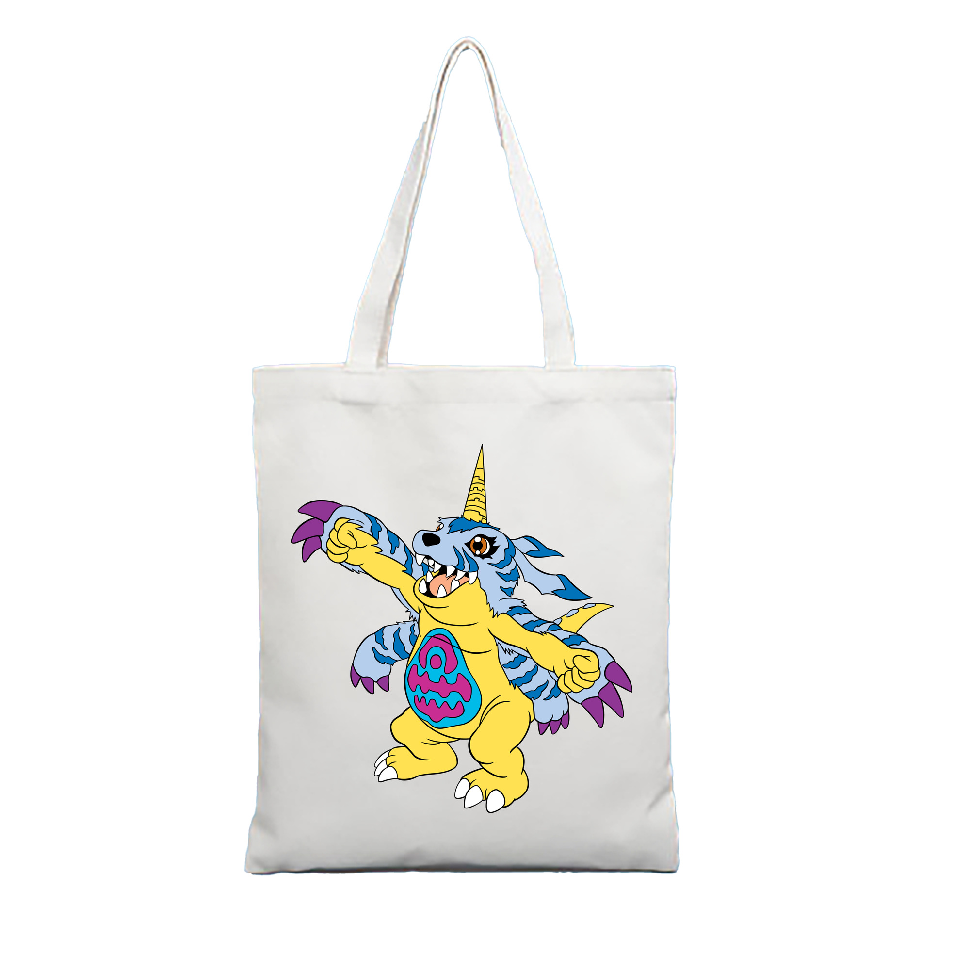 （画像用） Digimon デジタルモンスター/デジモン 縦型キャンバス生地手提げバッグ　トートバッグ