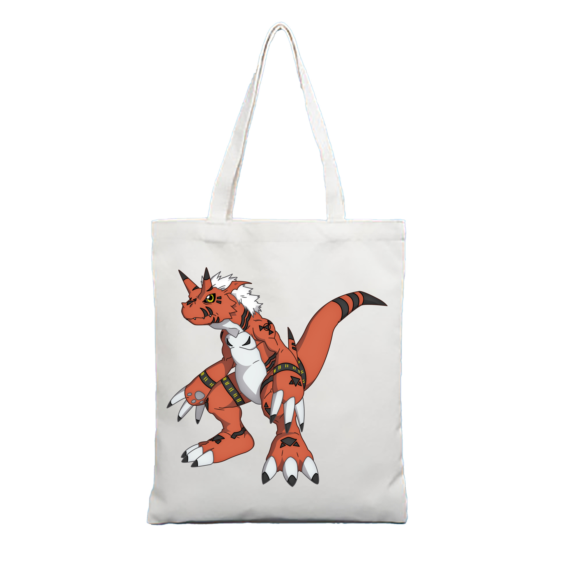 （画像用） Digimon デジタルモンスター/デジモン 縦型キャンバス生地手提げバッグ　トートバッグ