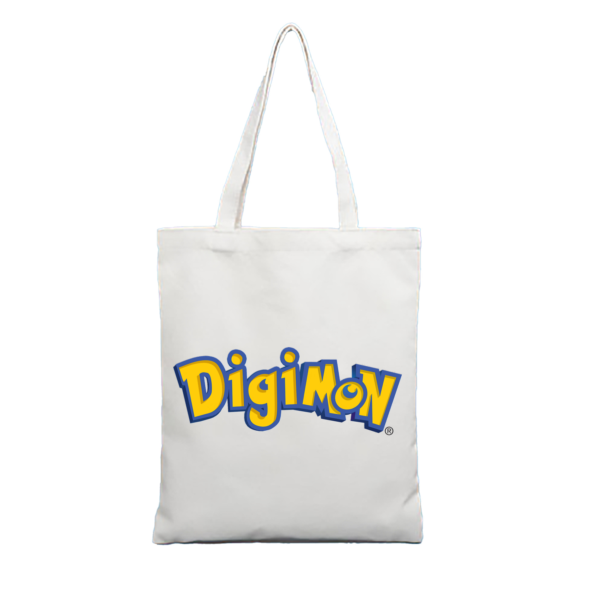 （画像用） Digimon デジタルモンスター/デジモン 縦型キャンバス生地手提げバッグ　トートバッグ