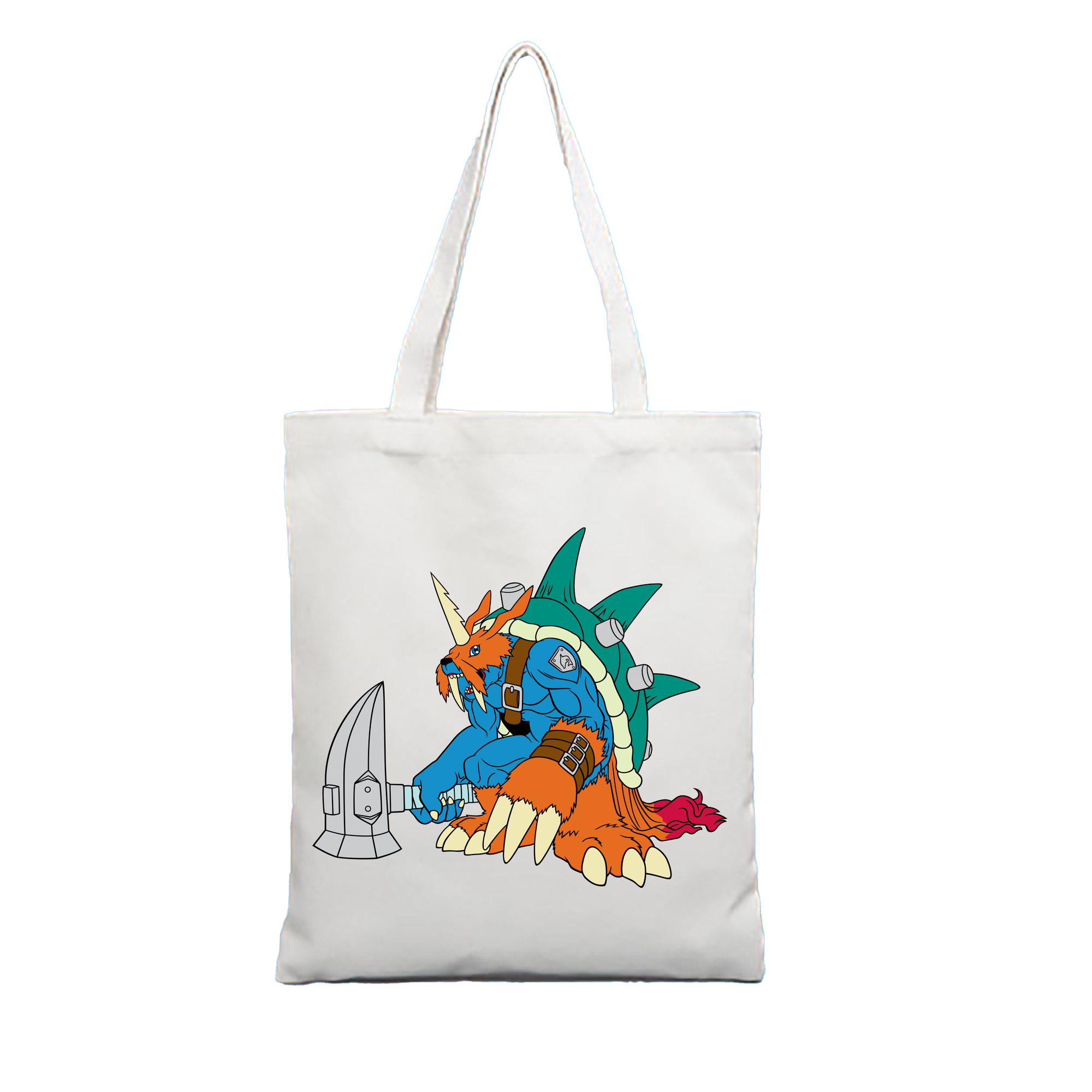 （画像用） Digimon デジタルモンスター/デジモン 縦型キャンバス生地手提げバッグ　トートバッグ