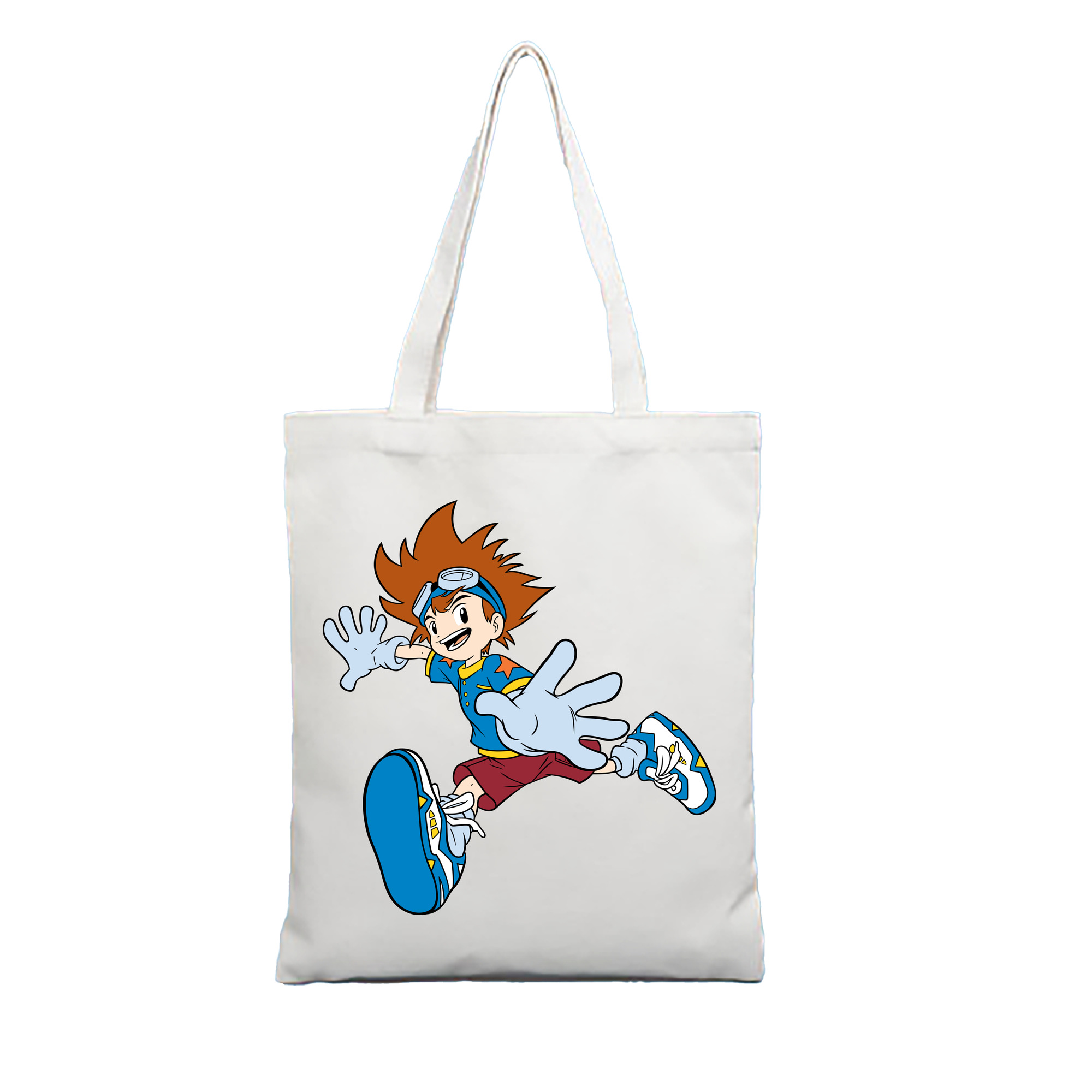 （画像用） Digimon デジタルモンスター/デジモン 縦型キャンバス生地手提げバッグ　トートバッグ